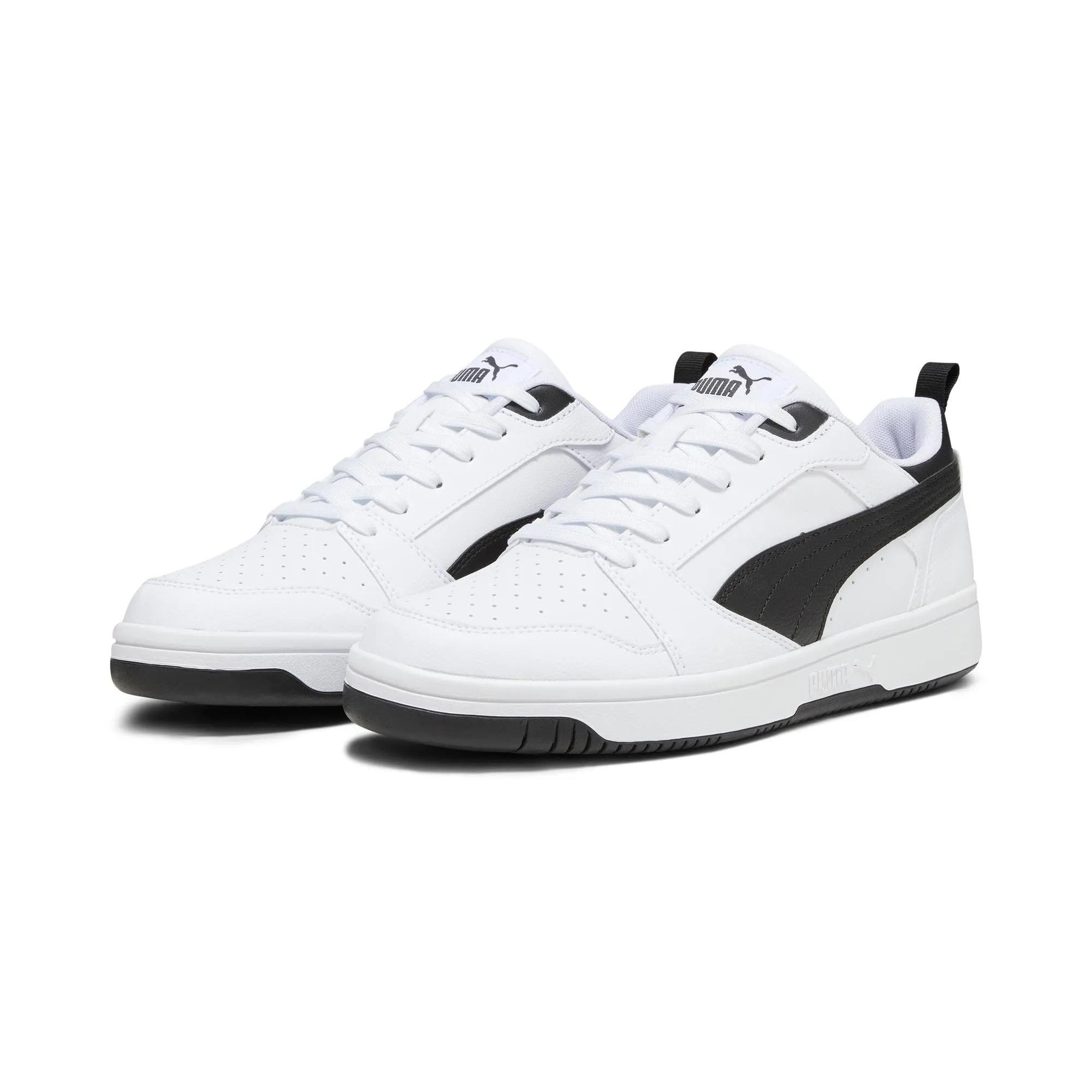 PUMA Rebound V6 Low Sneaker Unisex, White Black Black, 40 EU - immagine 3