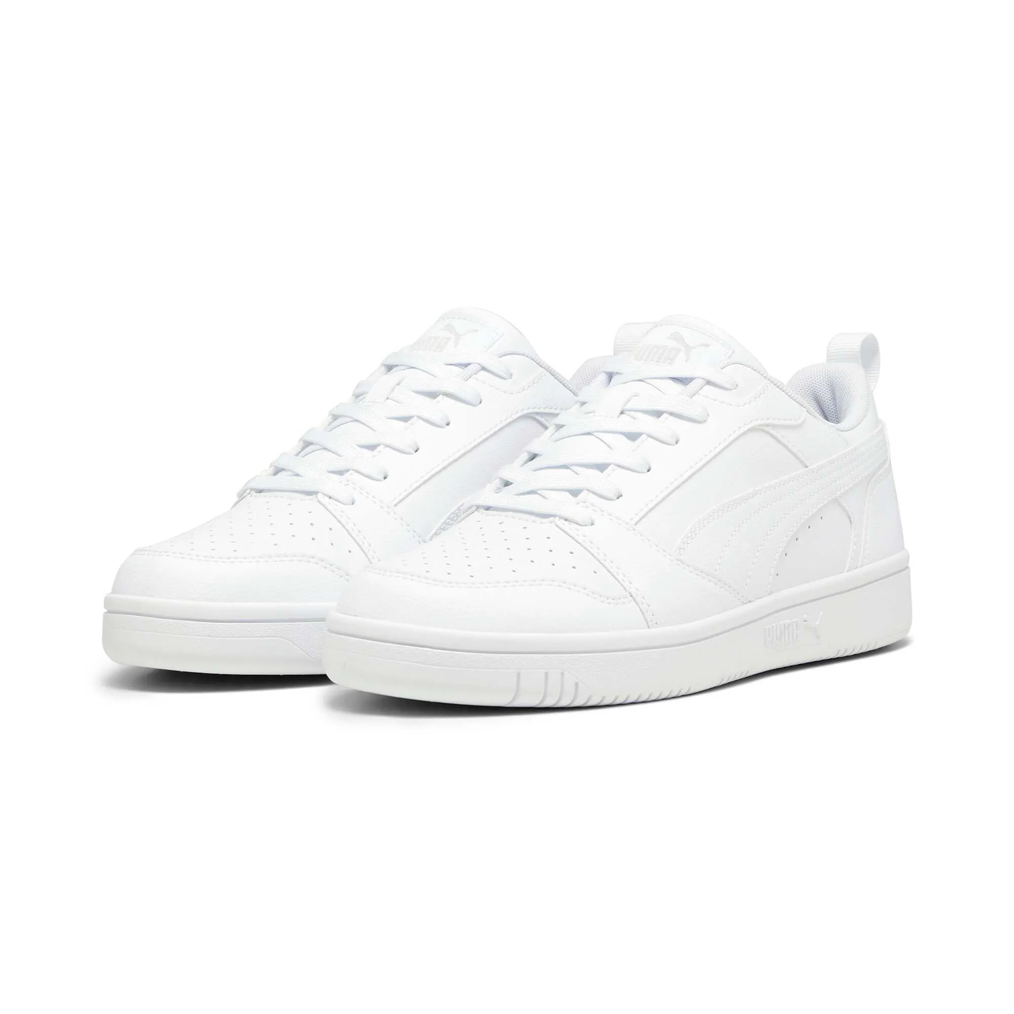 PUMA Rebound V6 Low Sneaker Unisex - White Cool Light Gray, 48.5 EU - immagine 8