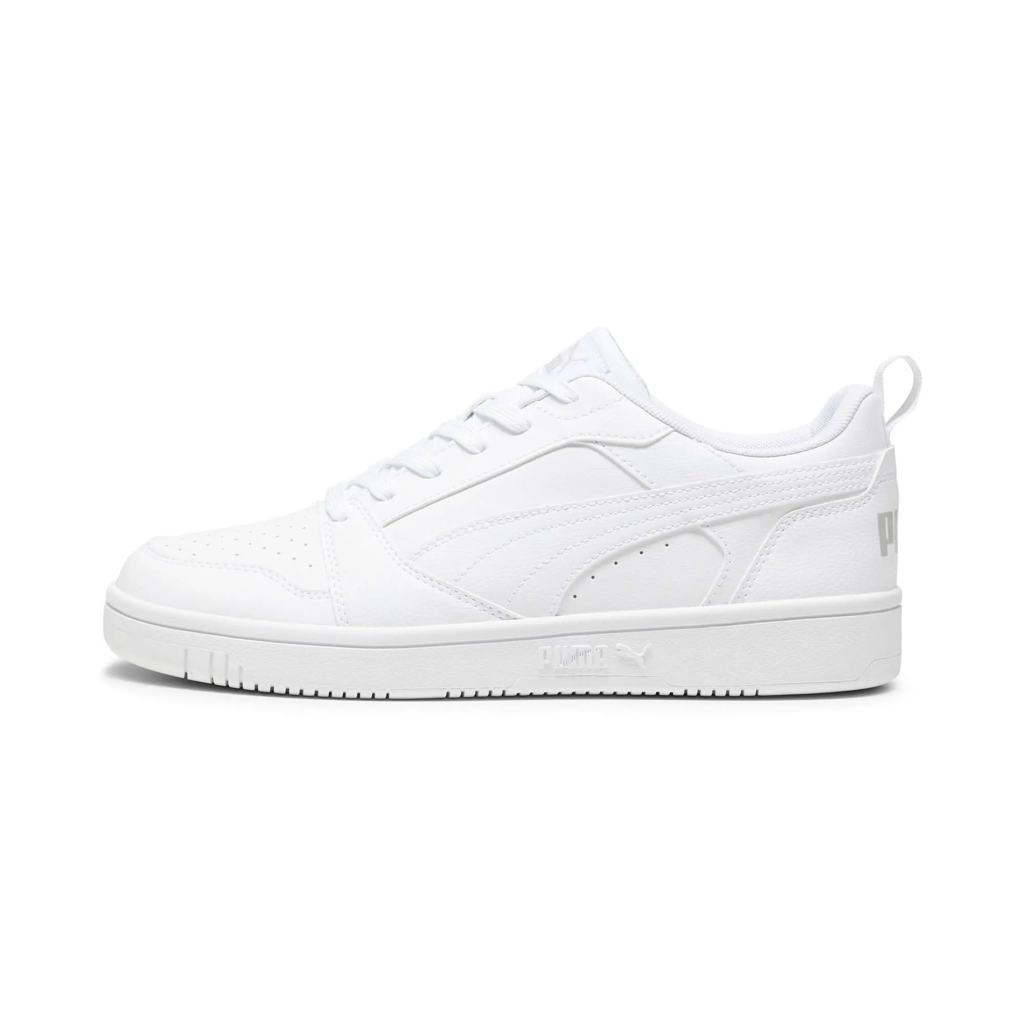 PUMA Rebound V6 Low Sneakers, White Cool Light Gray, 42 EU - immagine 1