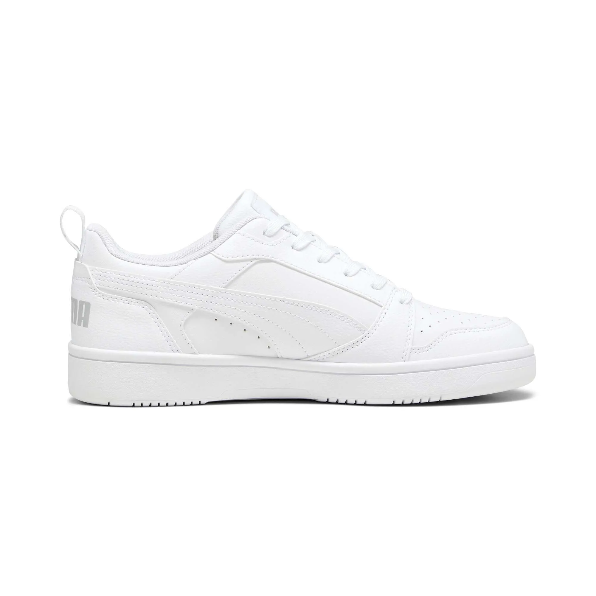 PUMA Rebound V6 Low Sneakers, White Cool Light Gray, 42 EU - immagine 5