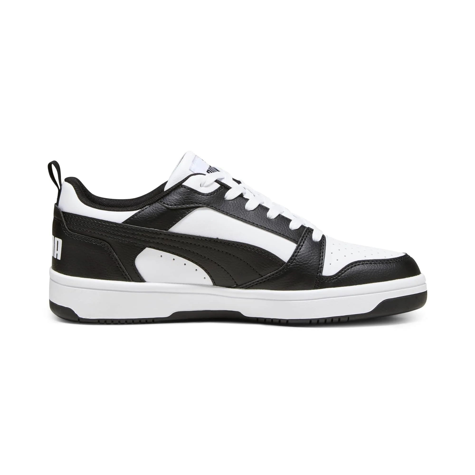 PUMA Rebound V6 Low Sneaker Unisex, White Black White, 37.5 EU - immagine 4