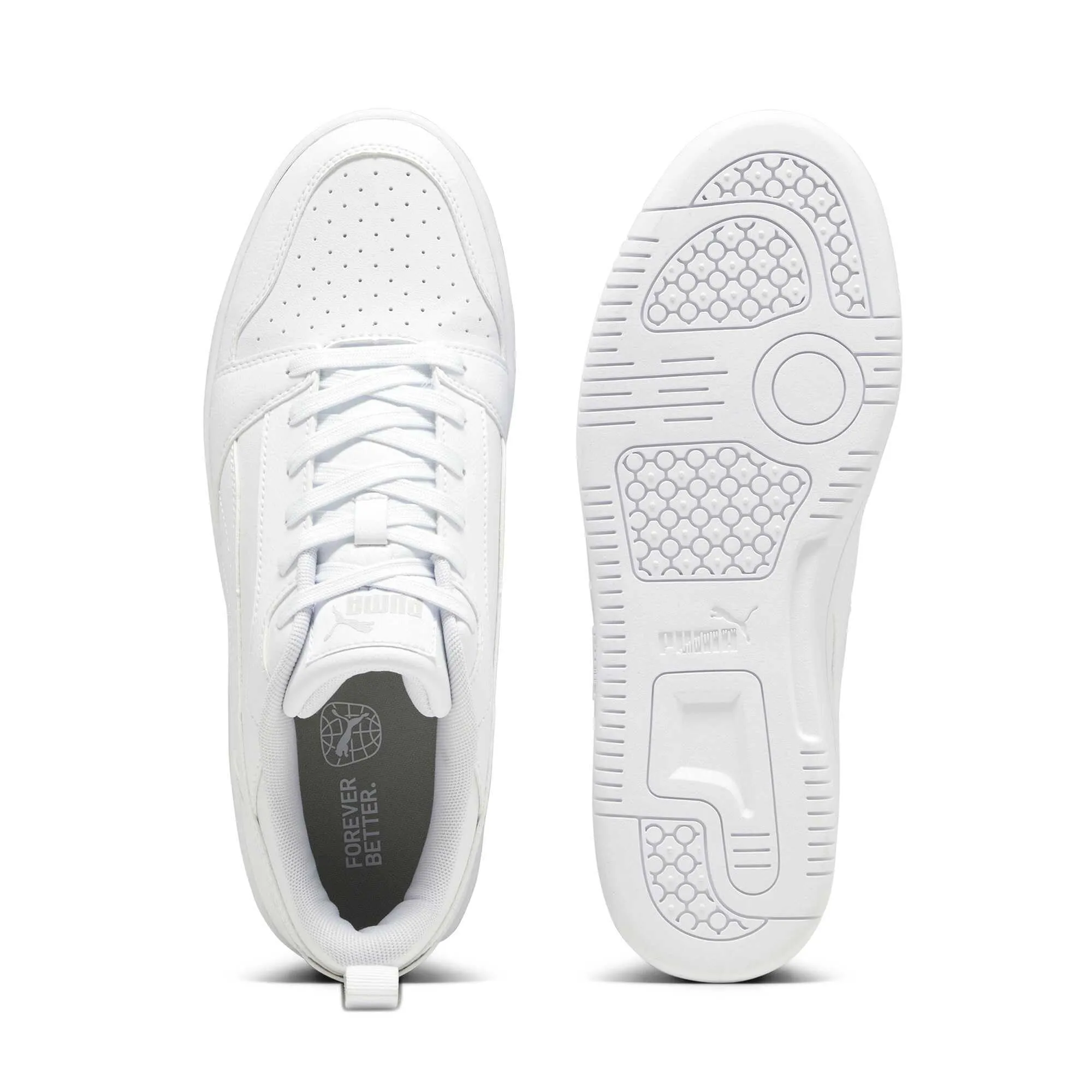 PUMA Rebound V6 Low Sneaker Unisex, White Cool Light Gray, 41 EU - immagine 6