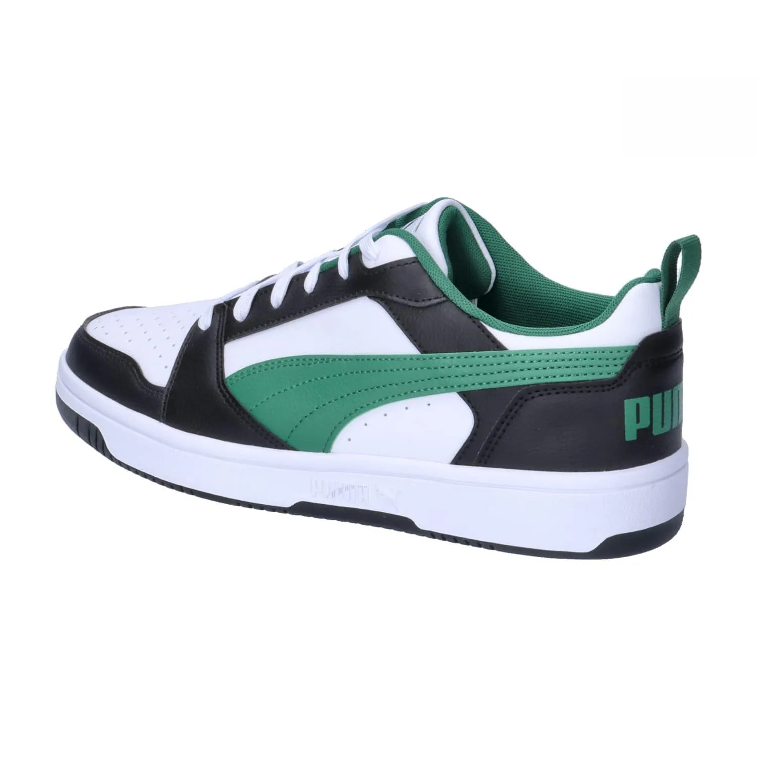 PUMA Rebound V6 Low Sneaker Unisex Adult Black White Vine 42.5 EU - immagine 3