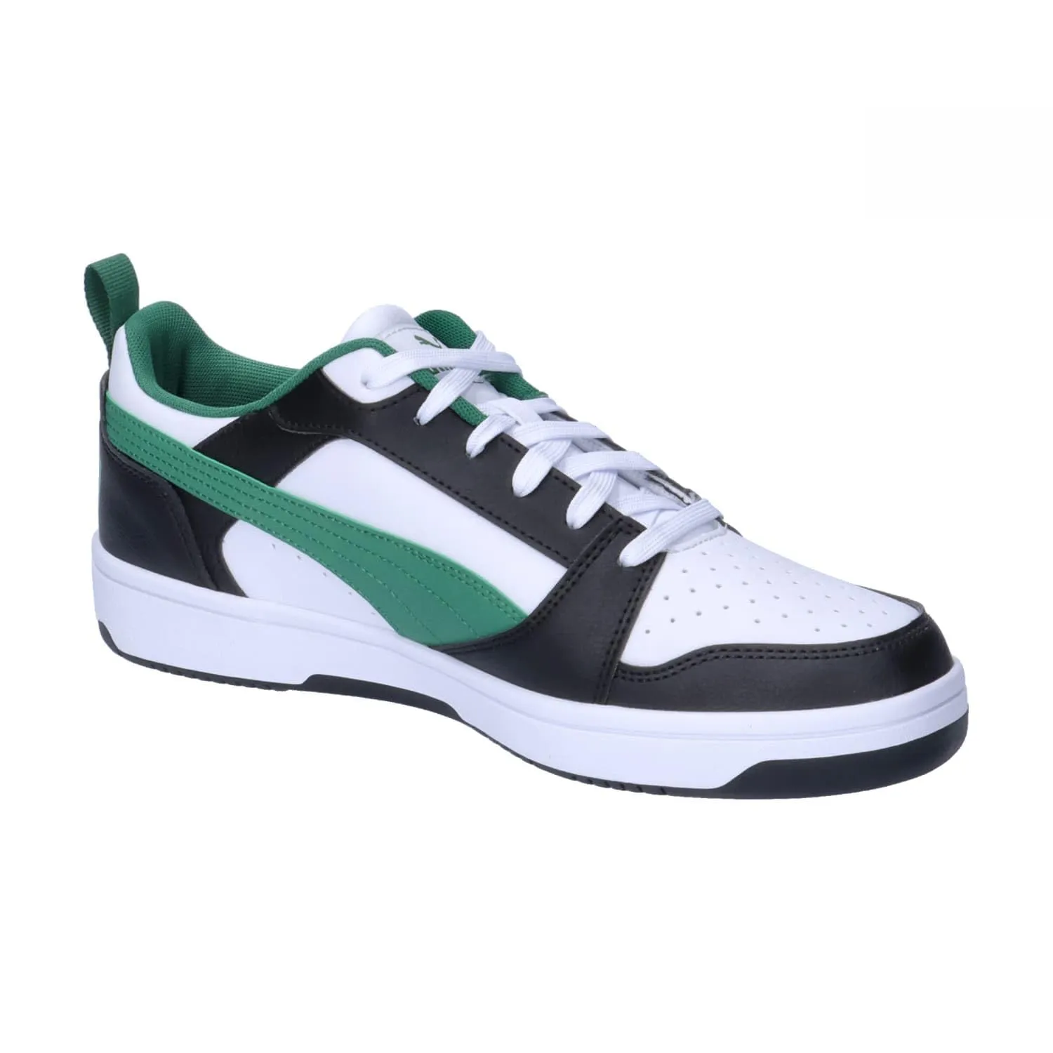 PUMA Rebound V6 Low Sneaker Unisex, Black White Vine, 42 EU - immagine 9