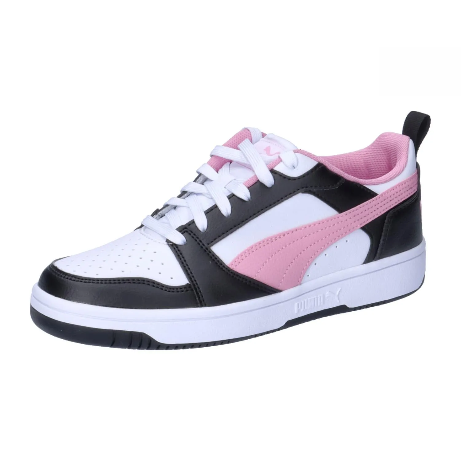 PUMA Rebound V6 Low Sneakers, Black Pink Lilac White, 37 EU - immagine 1
