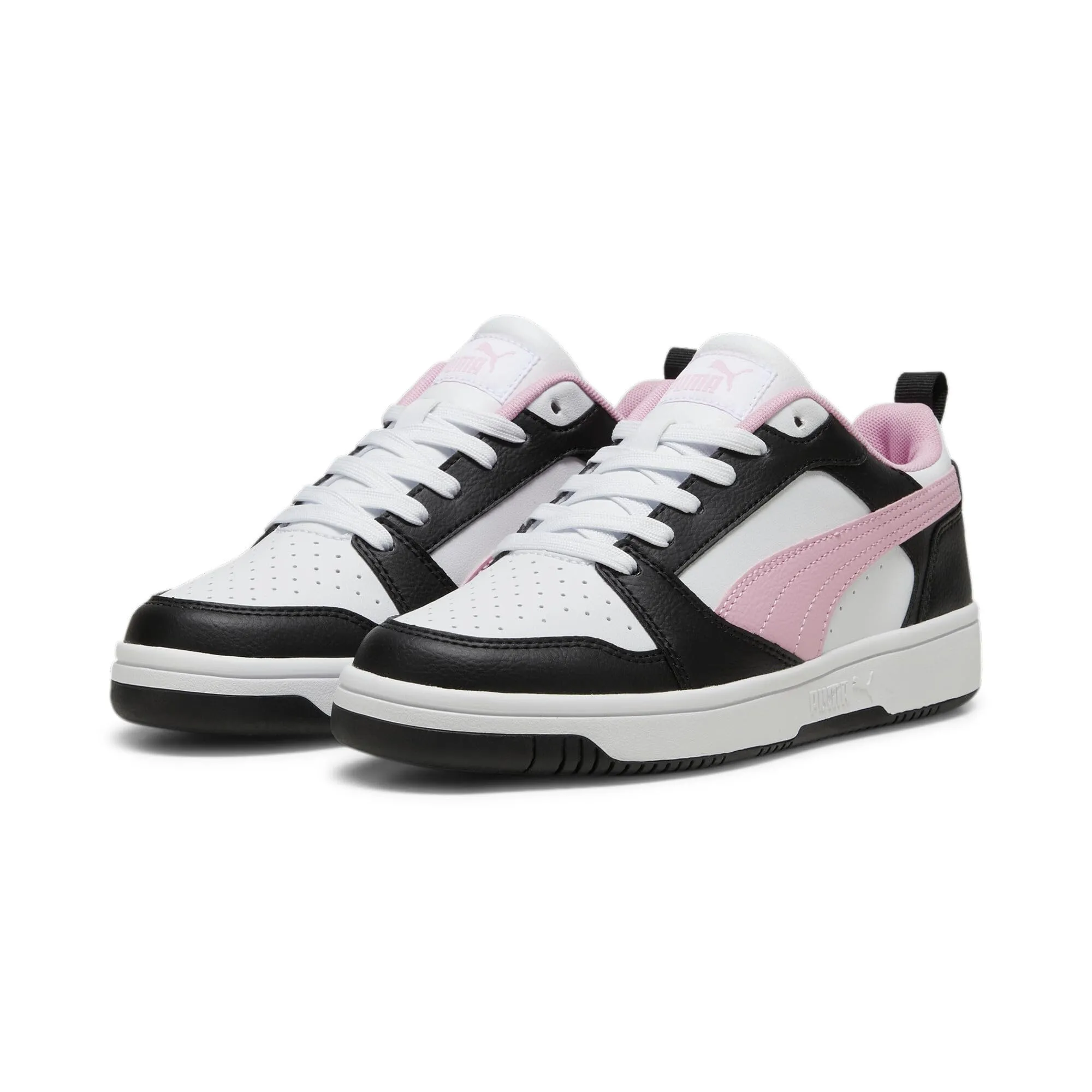 PUMA Rebound V6 Low Sneakers, Black Pink Lilac White, 37 EU - immagine 2