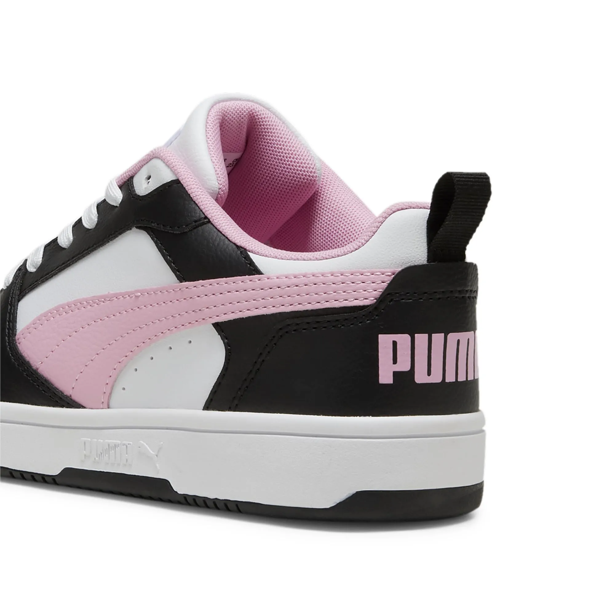 PUMA Rebound V6 Low Sneakers, Black Pink Lilac White, 39 EU - immagine 3