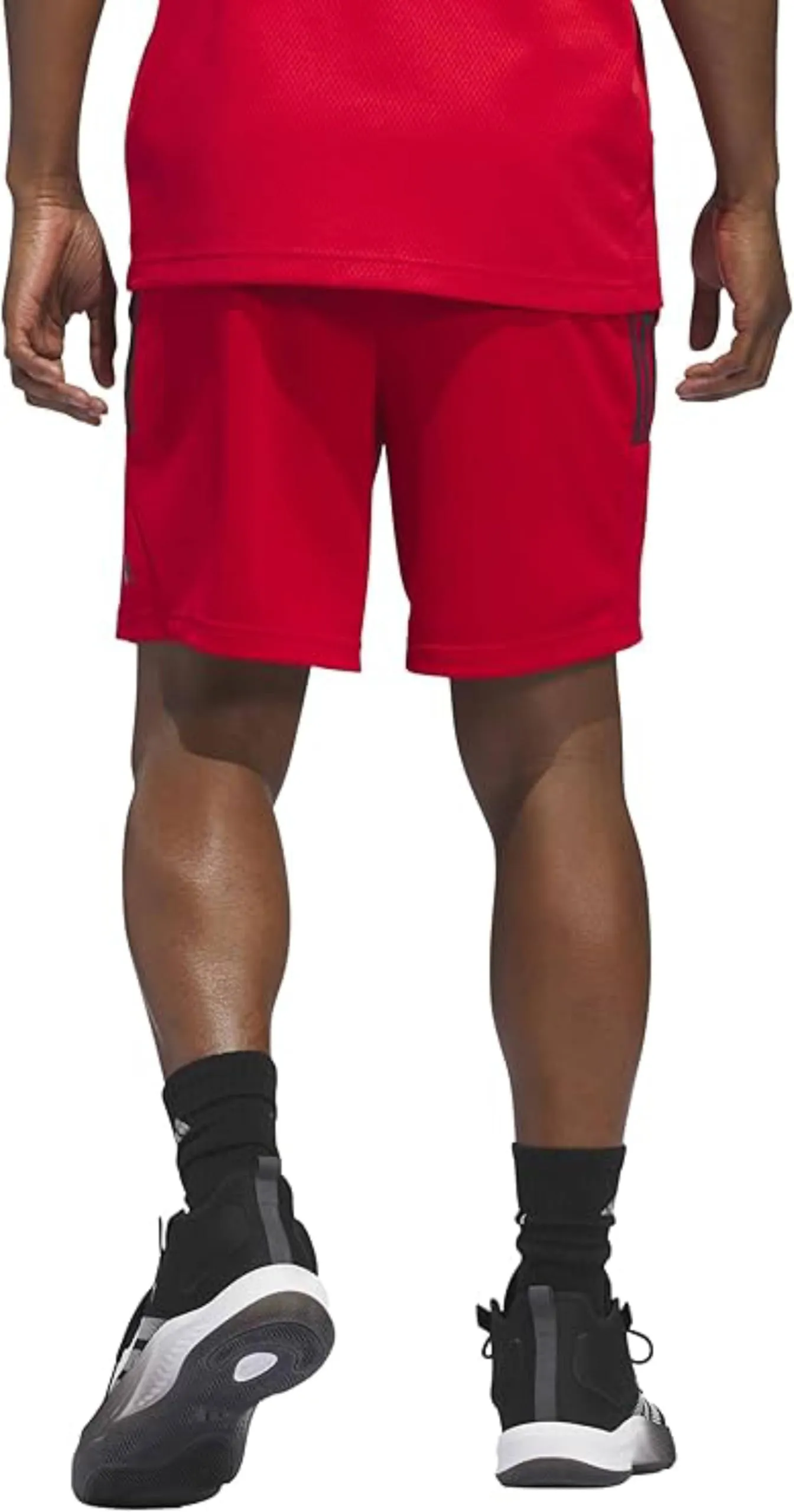adidas 4krft Sport Ultimate Knit Shorts, Scarletto/Nero, Medium - immagine 3