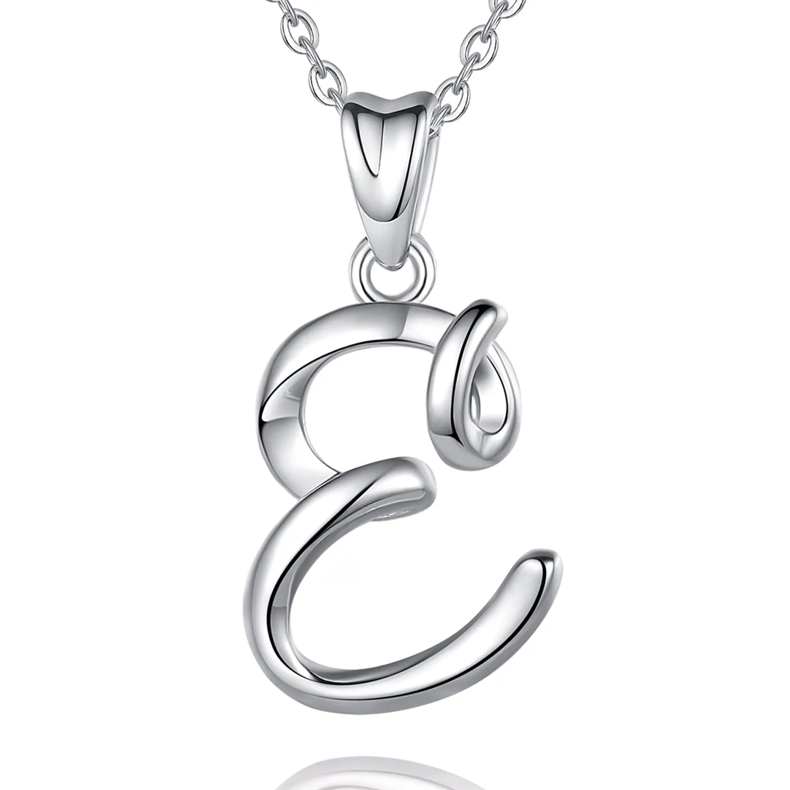 EUDORA Harmony Ball Collana Iniziale Argento Sterling 925, Catena 45 cm - immagine 1