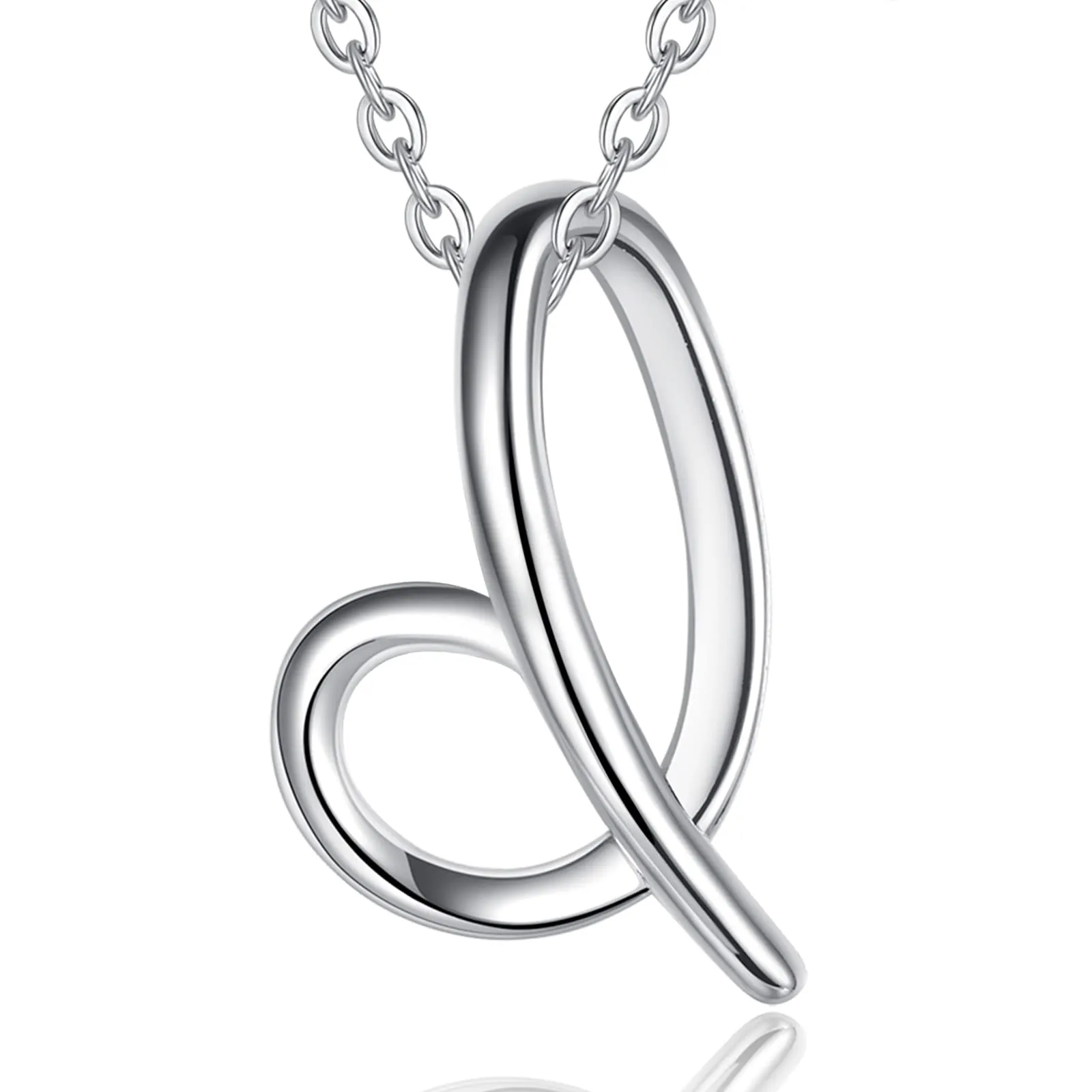 EUDORA Harmony Ball Collana Iniziale Argento Sterling 925, Ciondolo Alfabeto Personalizzato, Catena 45 cm - immagine 1