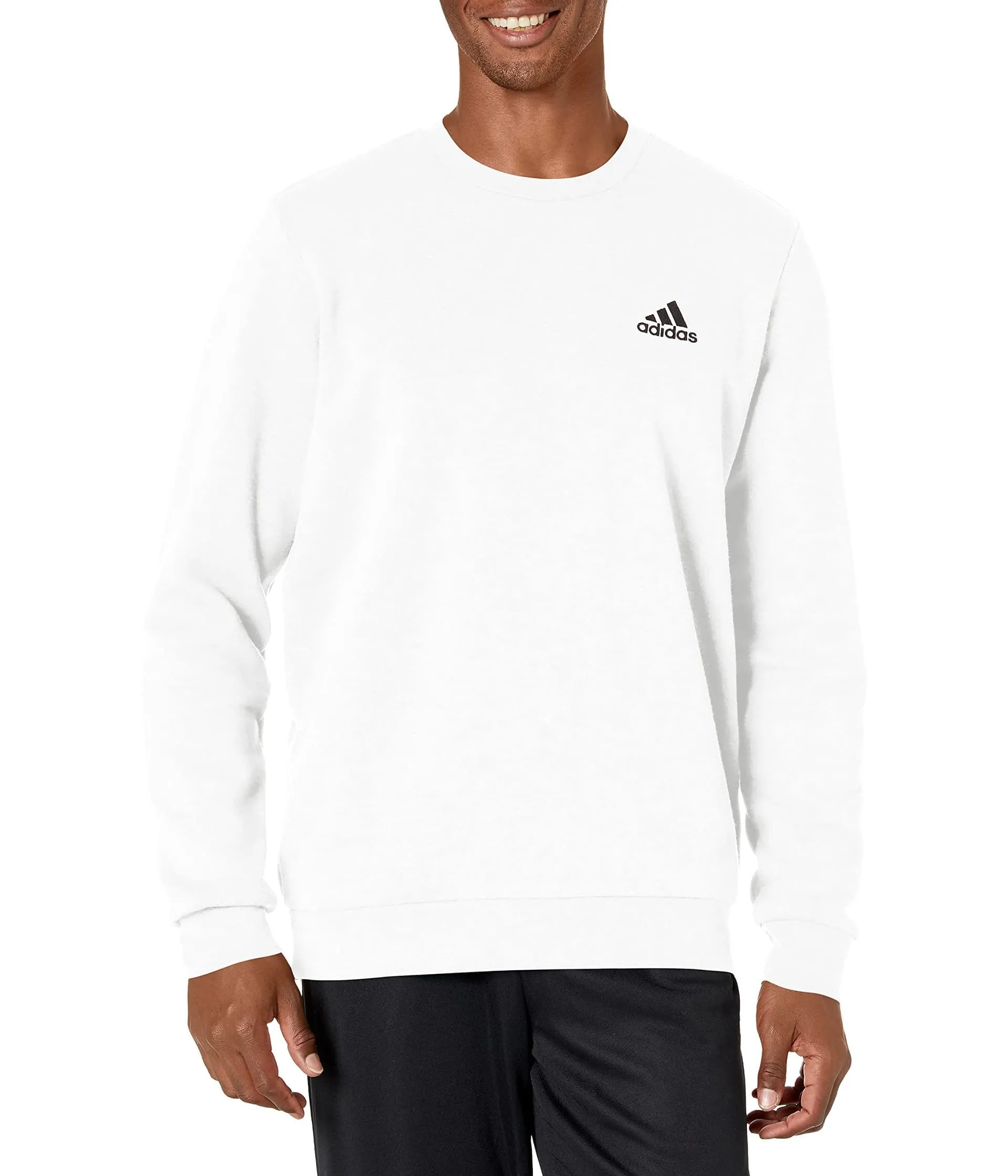 adidas Men's Essentials Fleece Sweatshirt - immagine 2
