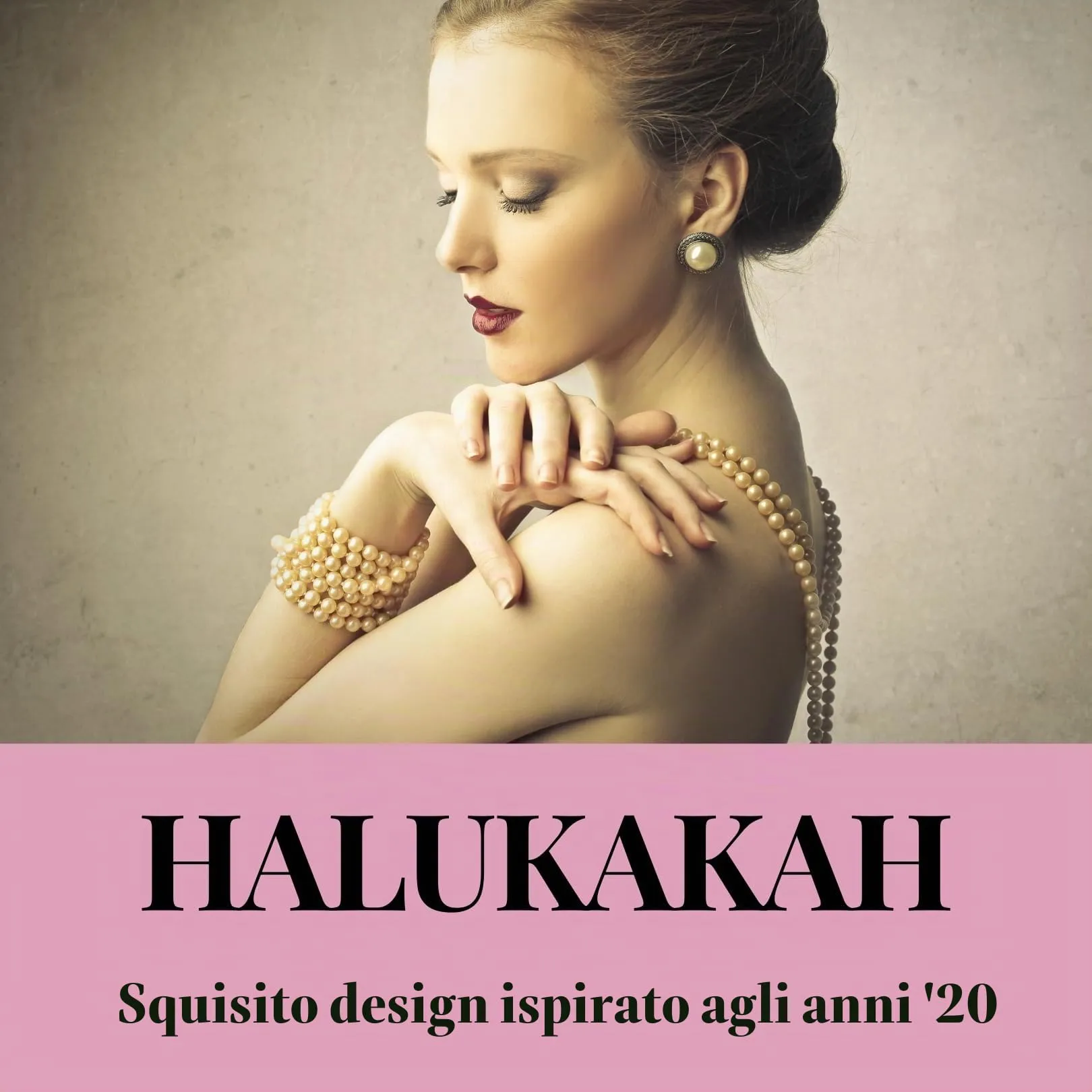 HALUKAKAH Collana Lunga in Perle Coltivate 8mm, Champagne Oro, 150cm - immagine 2
