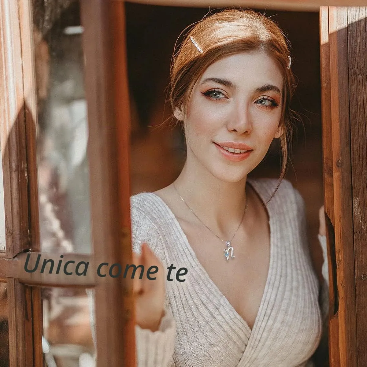 EUDORA Collana con Ciondolo Lettera Iniziale e Farfalla in Argento Sterling 925, 45 cm - immagine 7