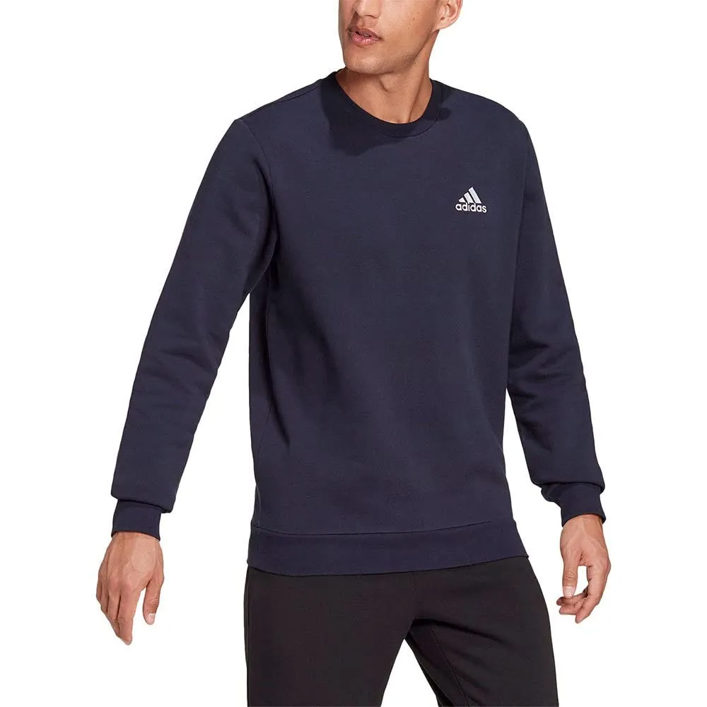 Adidas Feelcozy Essentials Fleece Sweatshirt - Legend Ink/White, S - immagine 3
