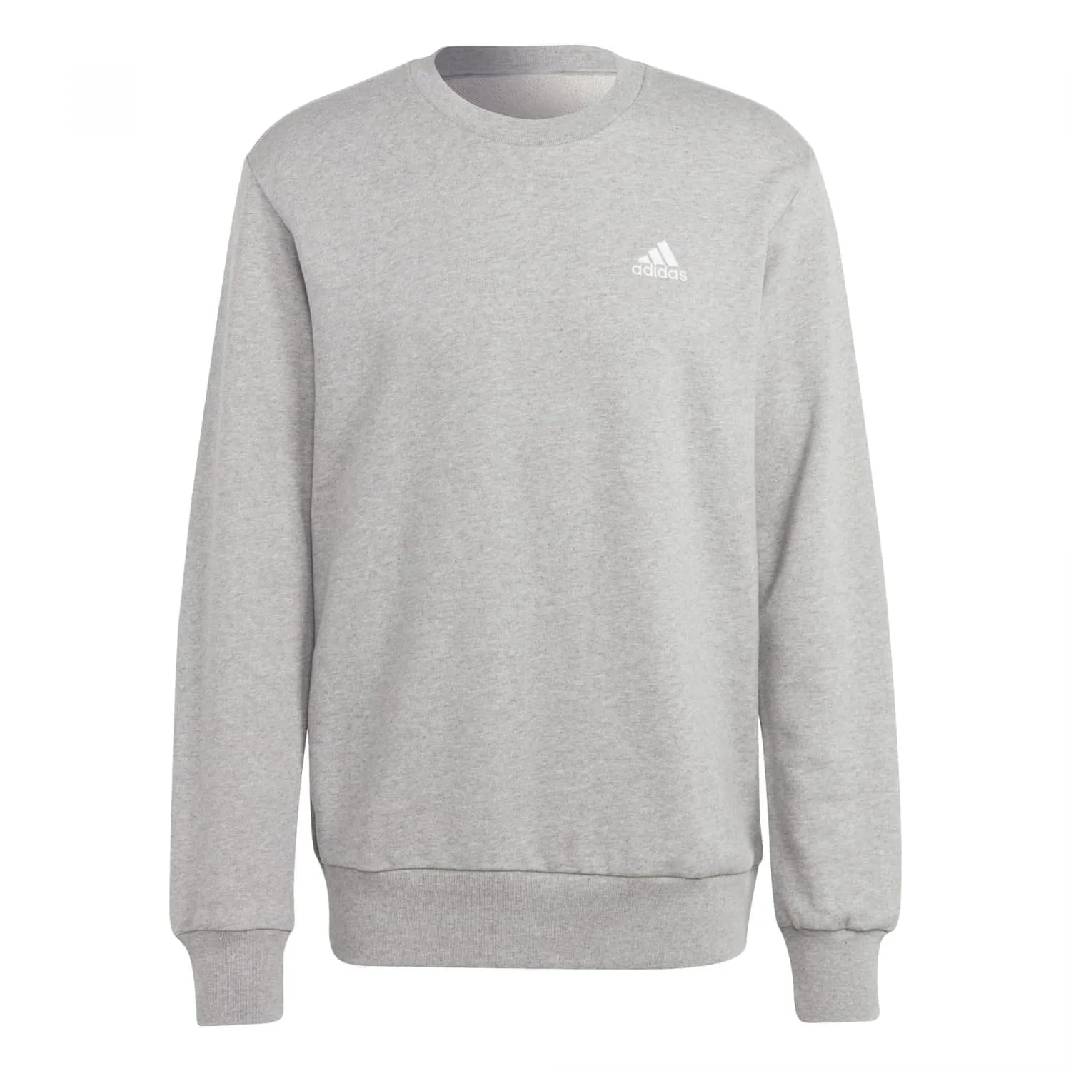 Adidas Essentials French Terry Embroidered Small Logo Sweatshirt - Medium Grey Heather, S - immagine 1