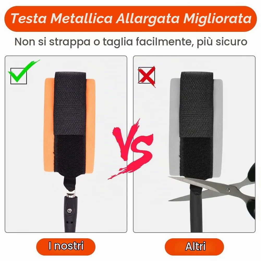 Aomig Bracciale di Sicurezza Anti-smarrimento per Bambini, Guinzaglio da Polso 2.5M, Arancione - immagine 4