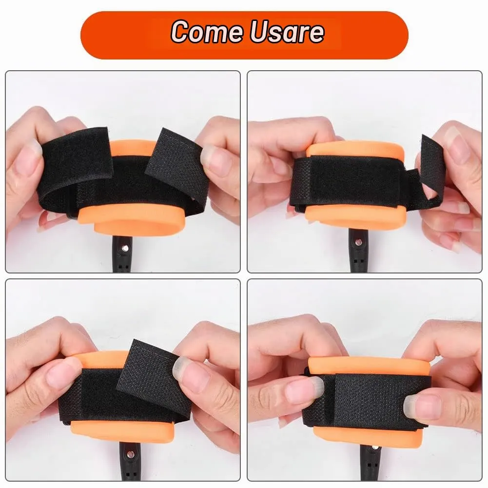 Aomig Bracciale di Sicurezza Anti-smarrimento per Bambini, Guinzaglio da Polso 2.5M, Arancione - immagine 5