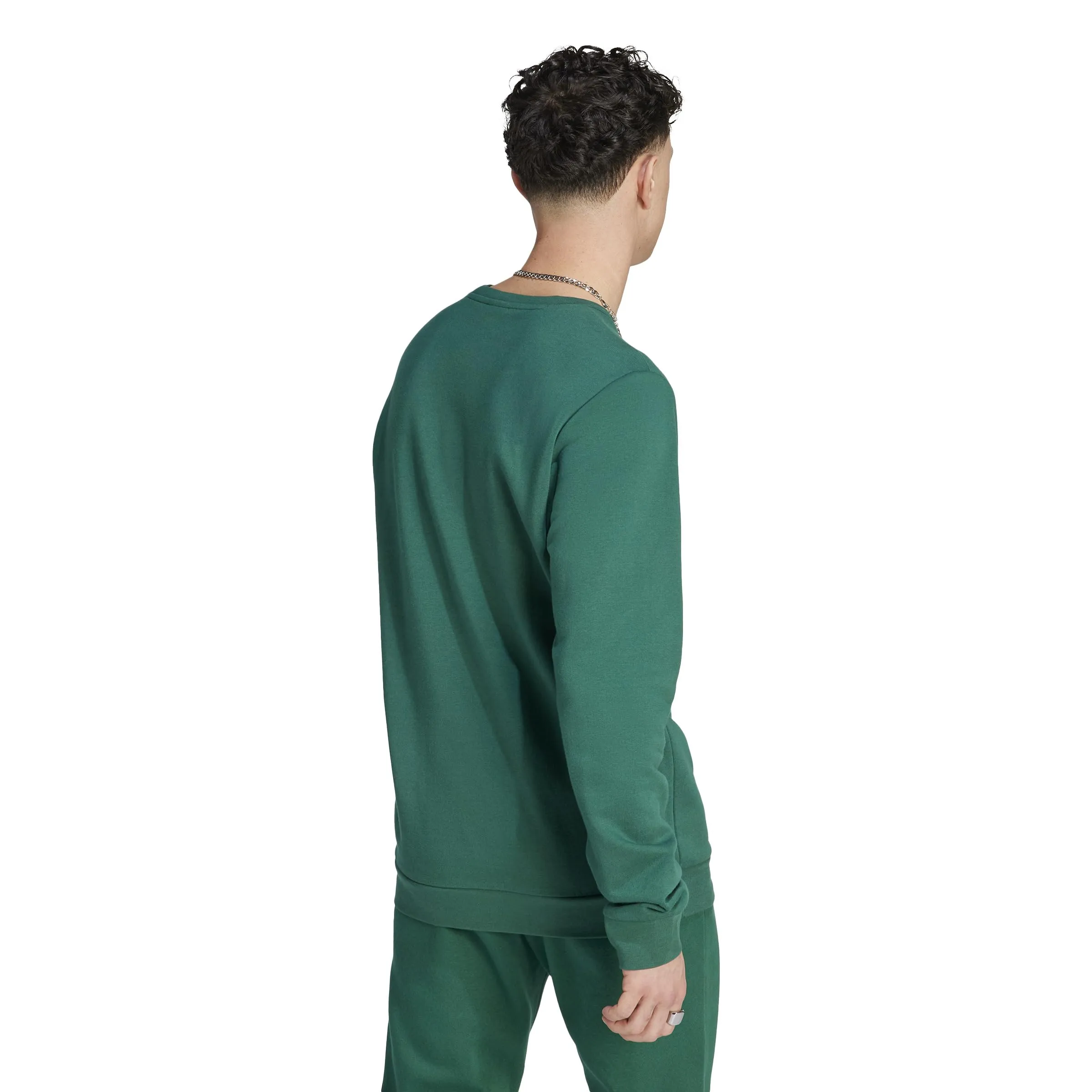 adidas Feelcozy Essentials Fleece Sweatshirt, Collegiate Green, XS - immagine 2