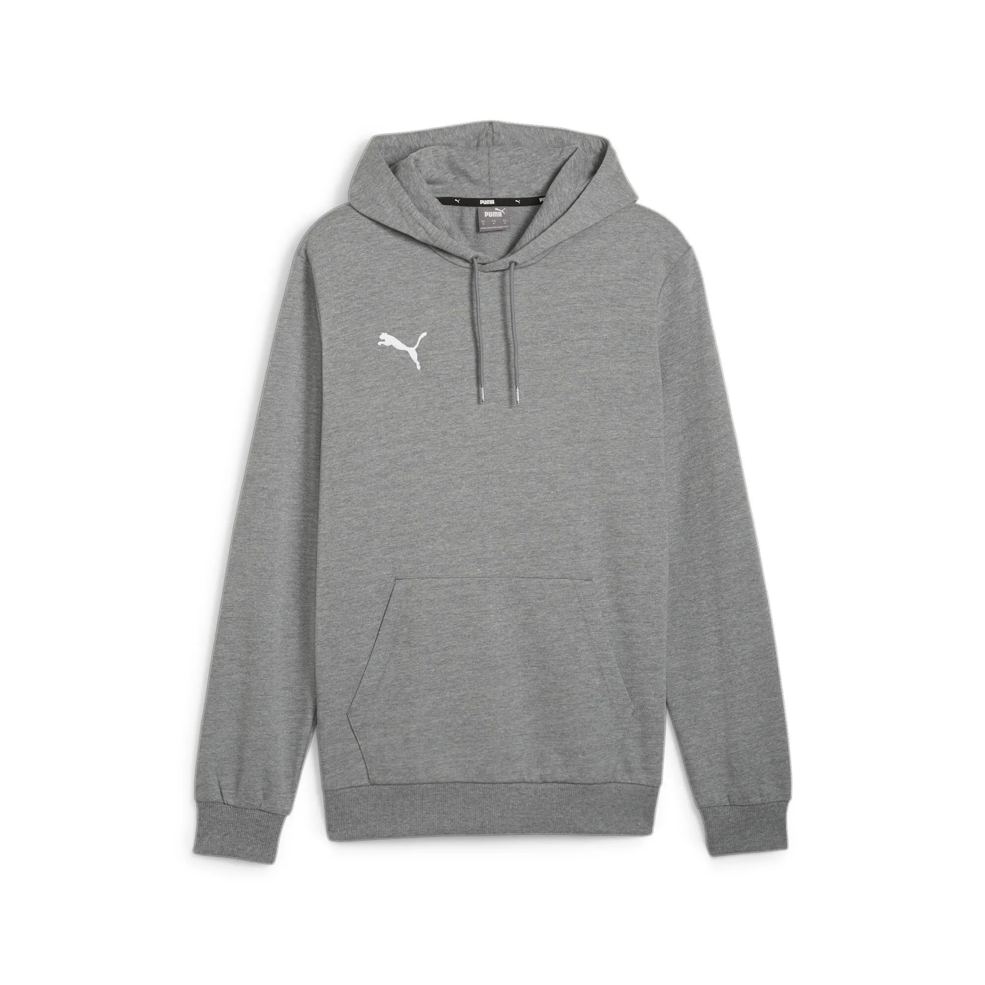 Puma Teamgoal Casuals Felpa con Cappuccio da Uomo - Medium Gray Heather-puma White - immagine 1