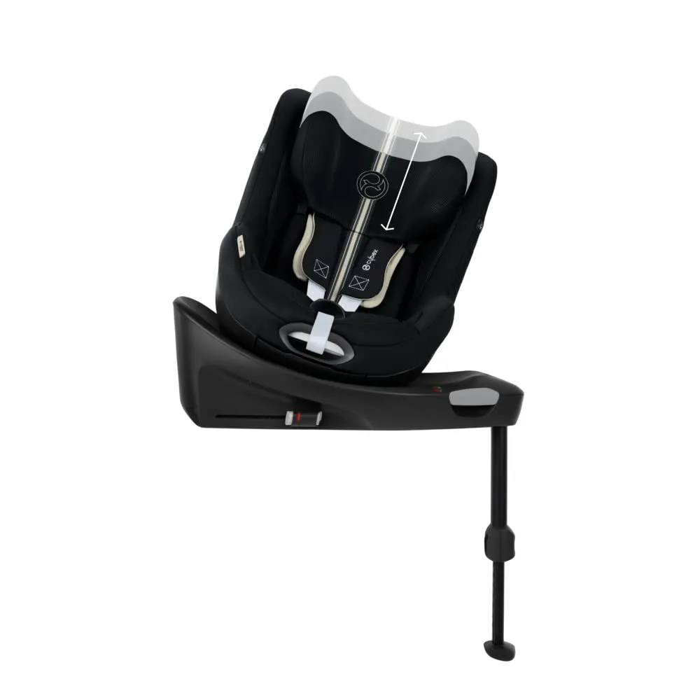 Cybex Sirona Gi i-Size Plus with Integrated Base, Moon Black - immagine 7