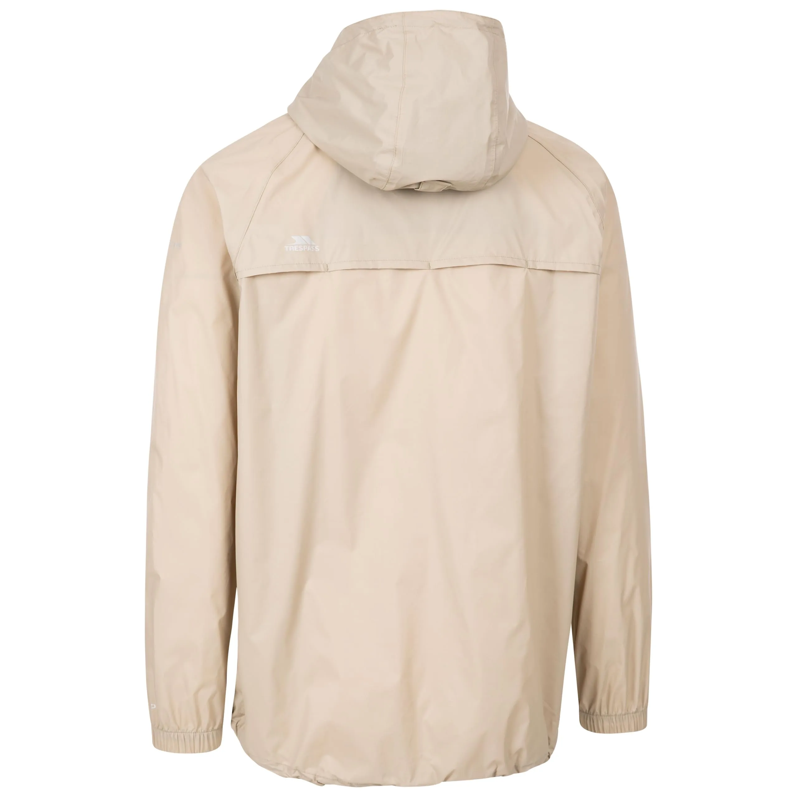 Trespass Qikpac Giacca Impermeabile Compatta Unisex, Latte d'Avena, XXL - immagine 2