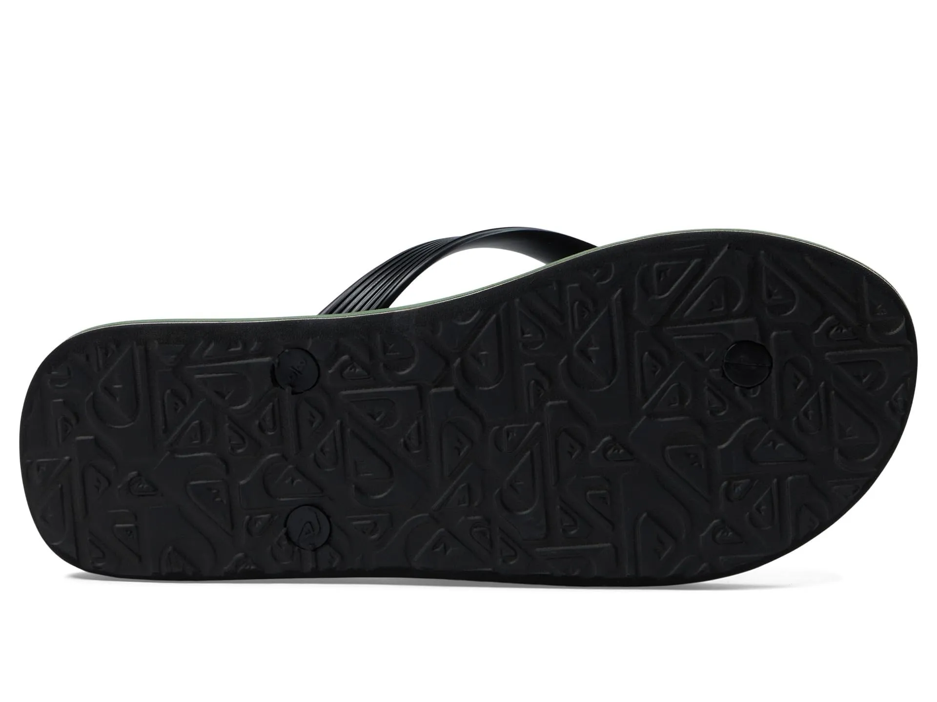 Quiksilver Men's Molokai Art II 3 Point Flip Flop Sandal, Black/Brown/Green 241, 9 - immagine 3