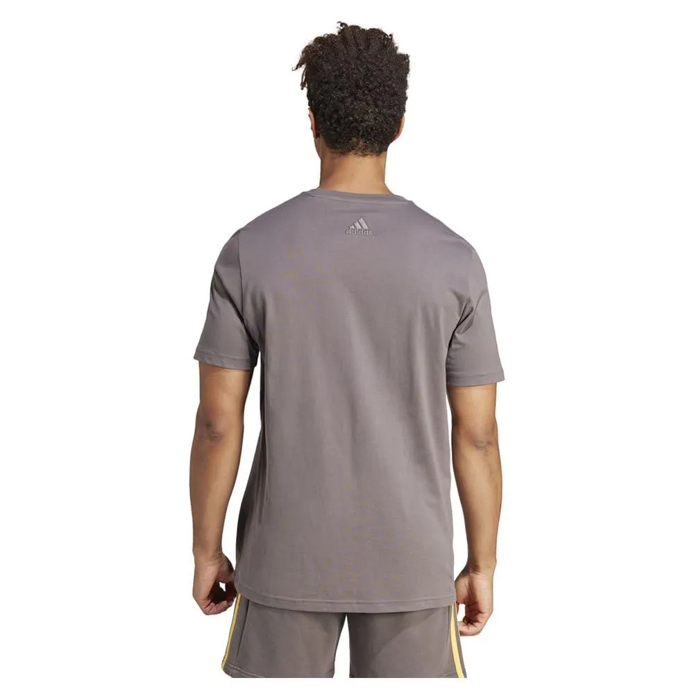 adidas Essentials Single Jersey Big Logo Tee - Charcoal, XL - immagine 2