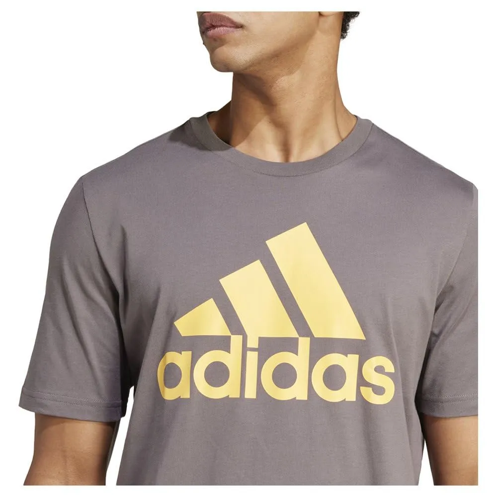 adidas Essentials Single Jersey Big Logo Tee - Charcoal, XL - immagine 3
