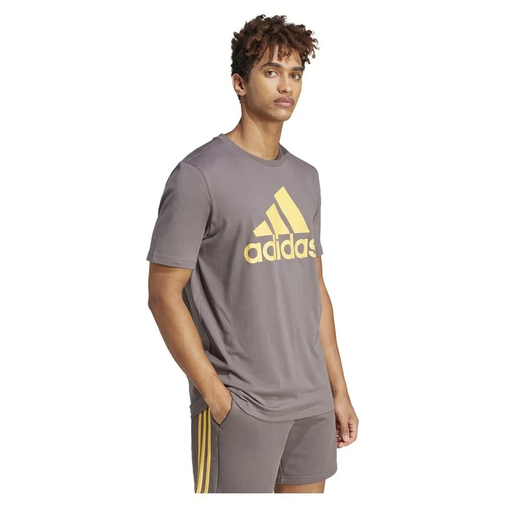 adidas Essentials Single Jersey Big Logo Tee - Charcoal, XL - immagine 5