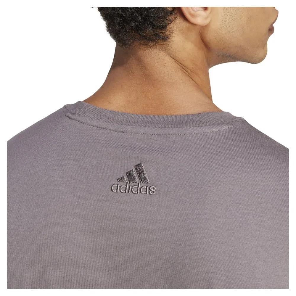 adidas Essentials Single Jersey Big Logo Tee - Charcoal, XL - immagine 6