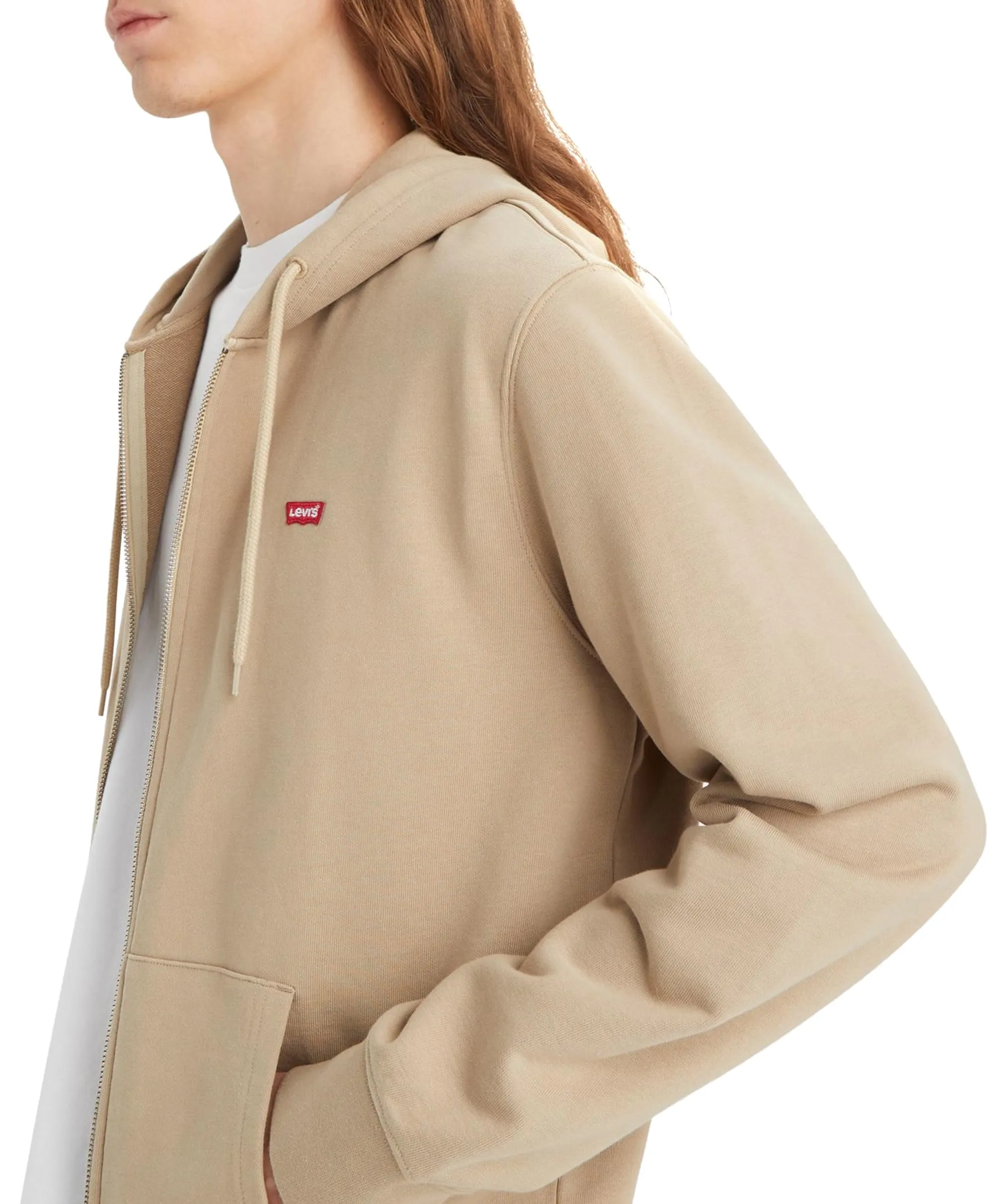 Levi's Original Zip Up Hoodie - True Chino, L - immagine 4