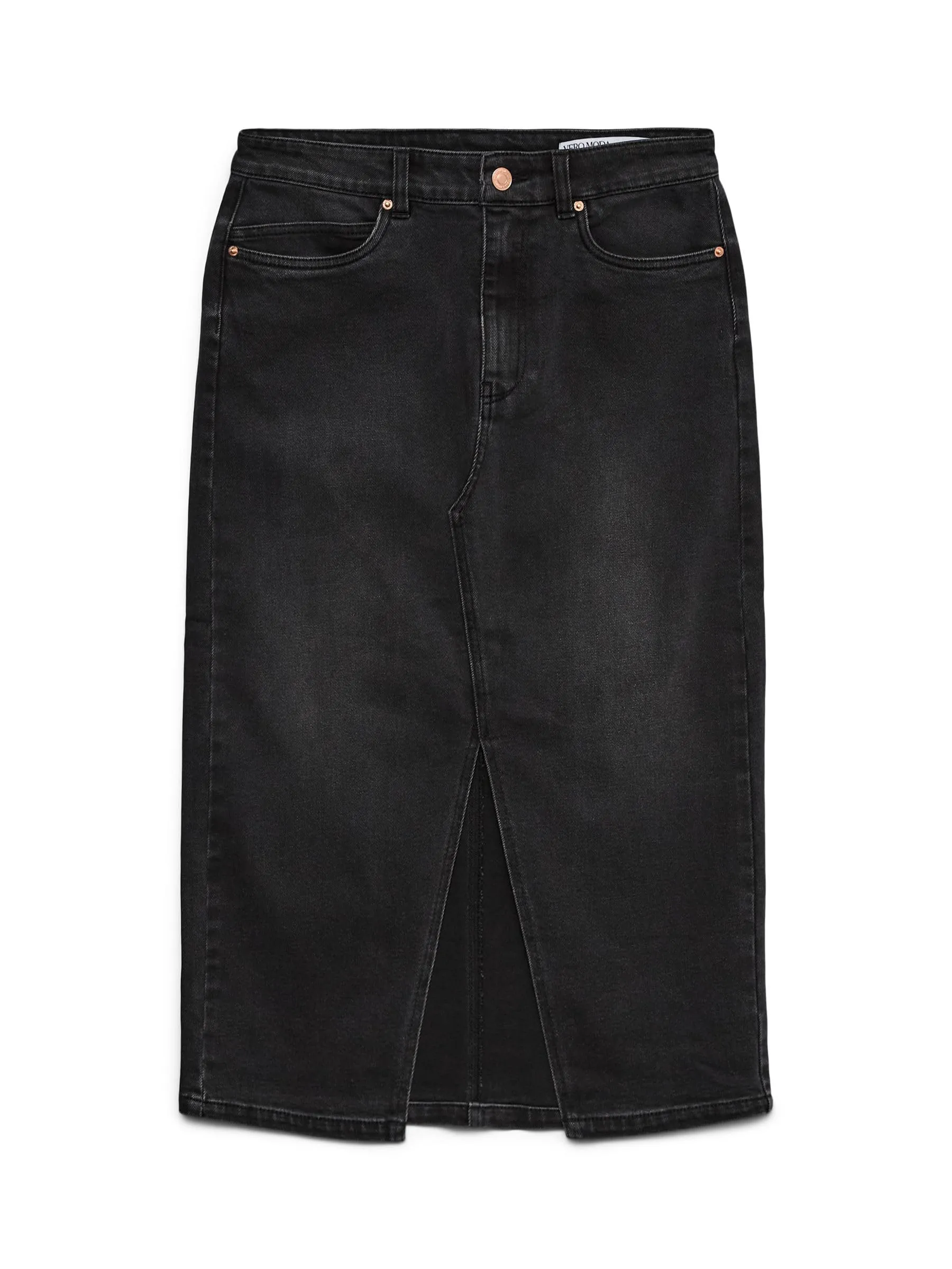 Vero Moda VMVERI HR Calf Denim Ga Noos, Nero, S - immagine 1