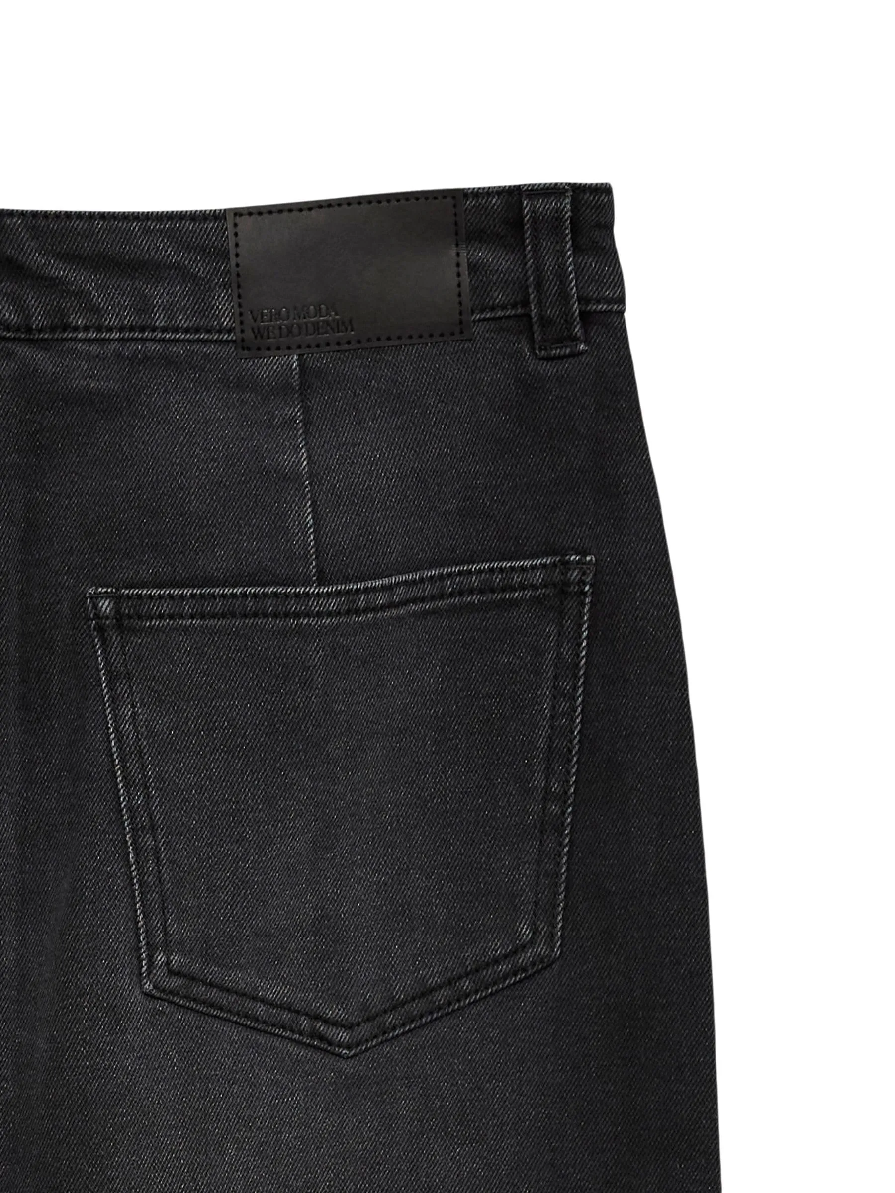 Vero Moda VMVERI HR Calf Denim Ga Noos, Nero, S - immagine 4