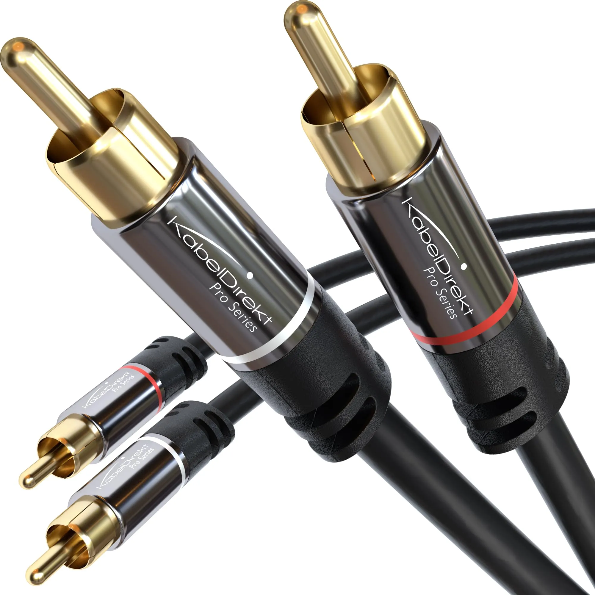 KabelDirekt Cavo RCA audio stereo 2x2 4,5m - immagine 1