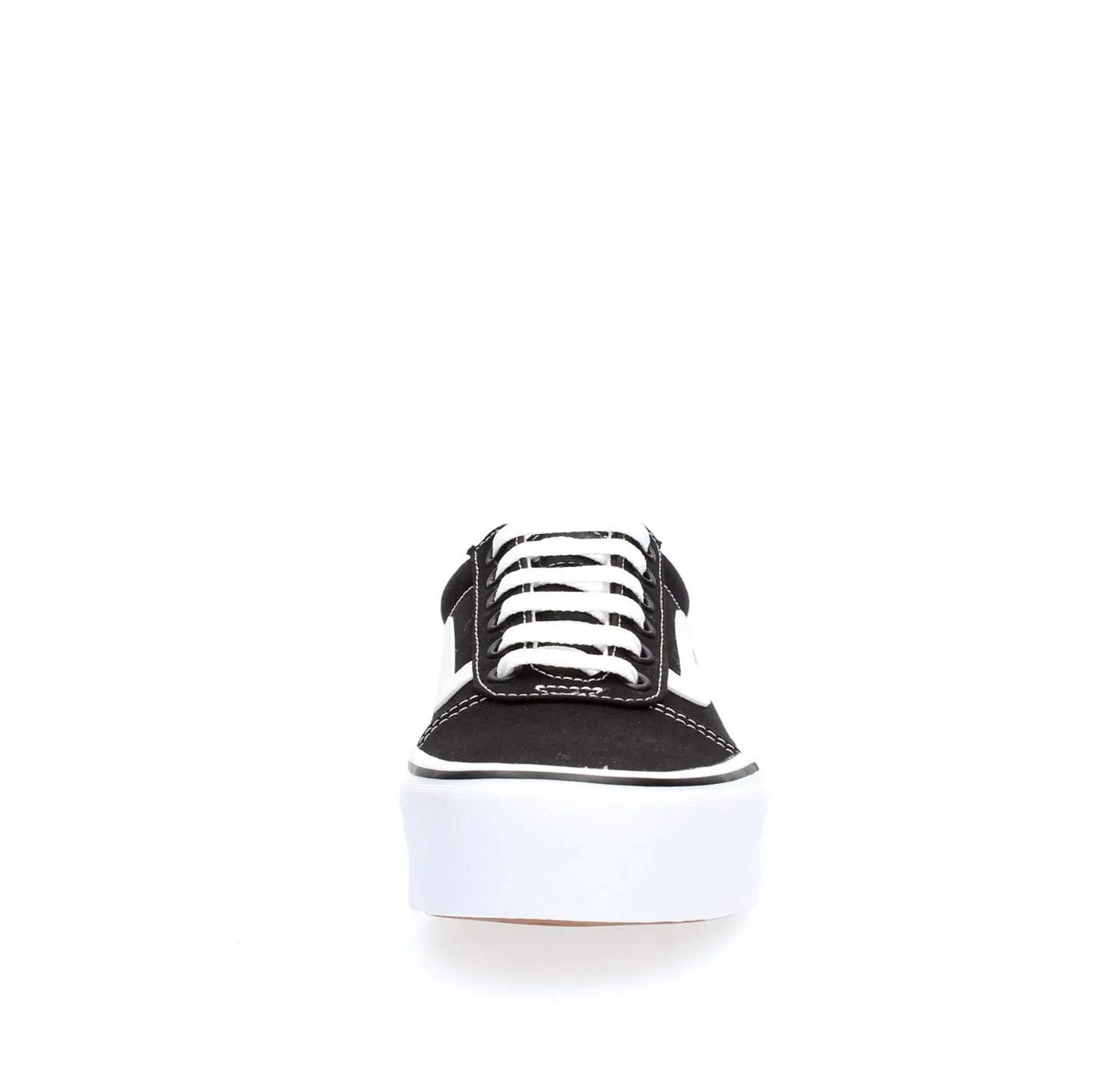Vans Ward Platform Scarpe da ginnastica Donna Canvas Black/White 34.5 EU - immagine 2