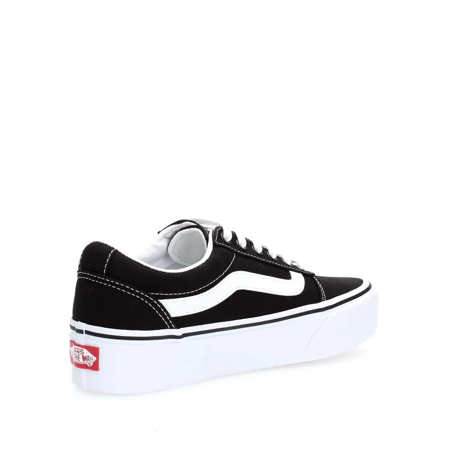 Vans Ward Platform Scarpe da ginnastica Donna Canvas Black/White 34.5 EU - immagine 5