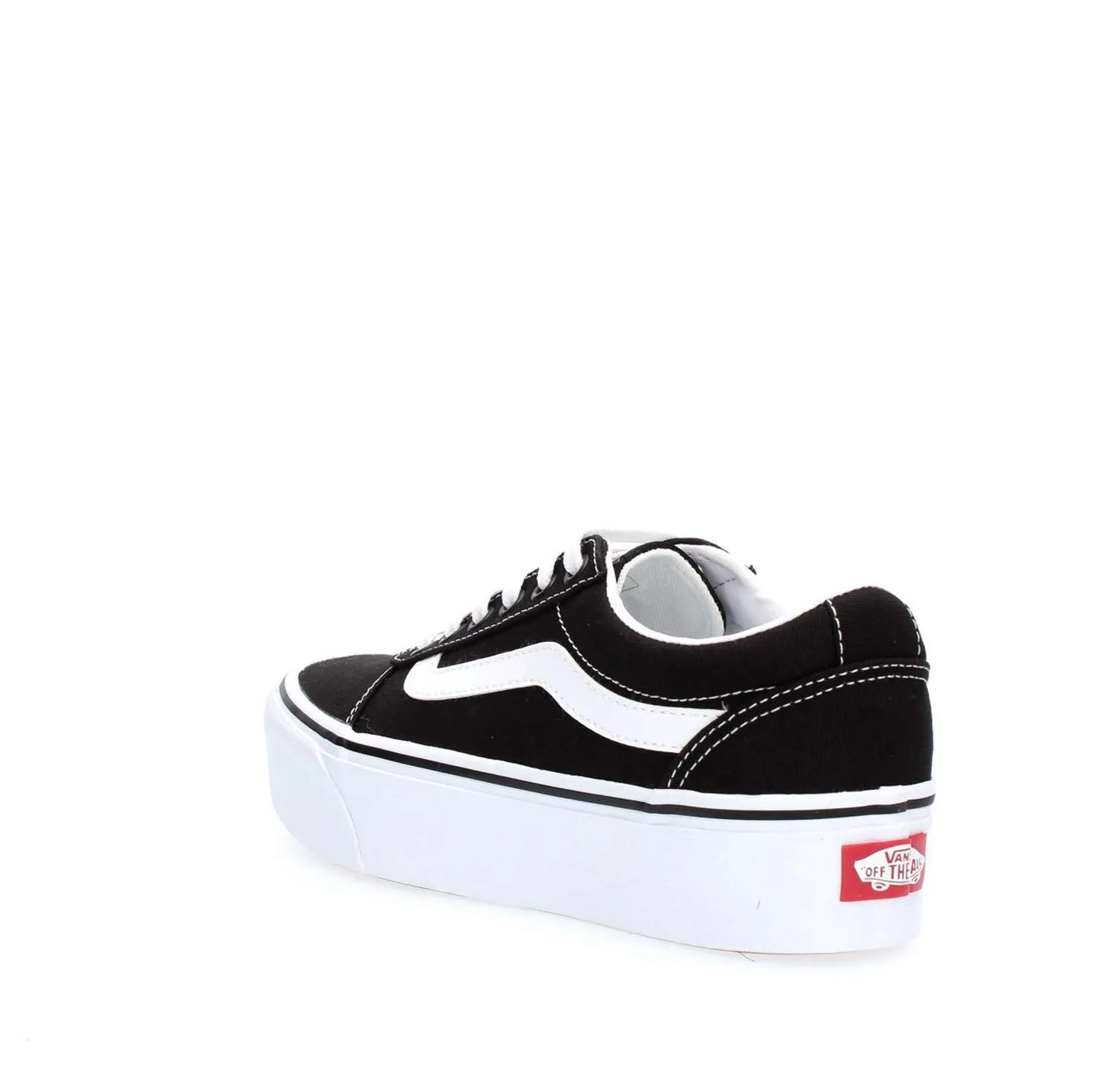 Vans Ward Platform Scarpe da ginnastica Donna Canvas Black/White 34.5 EU - immagine 7