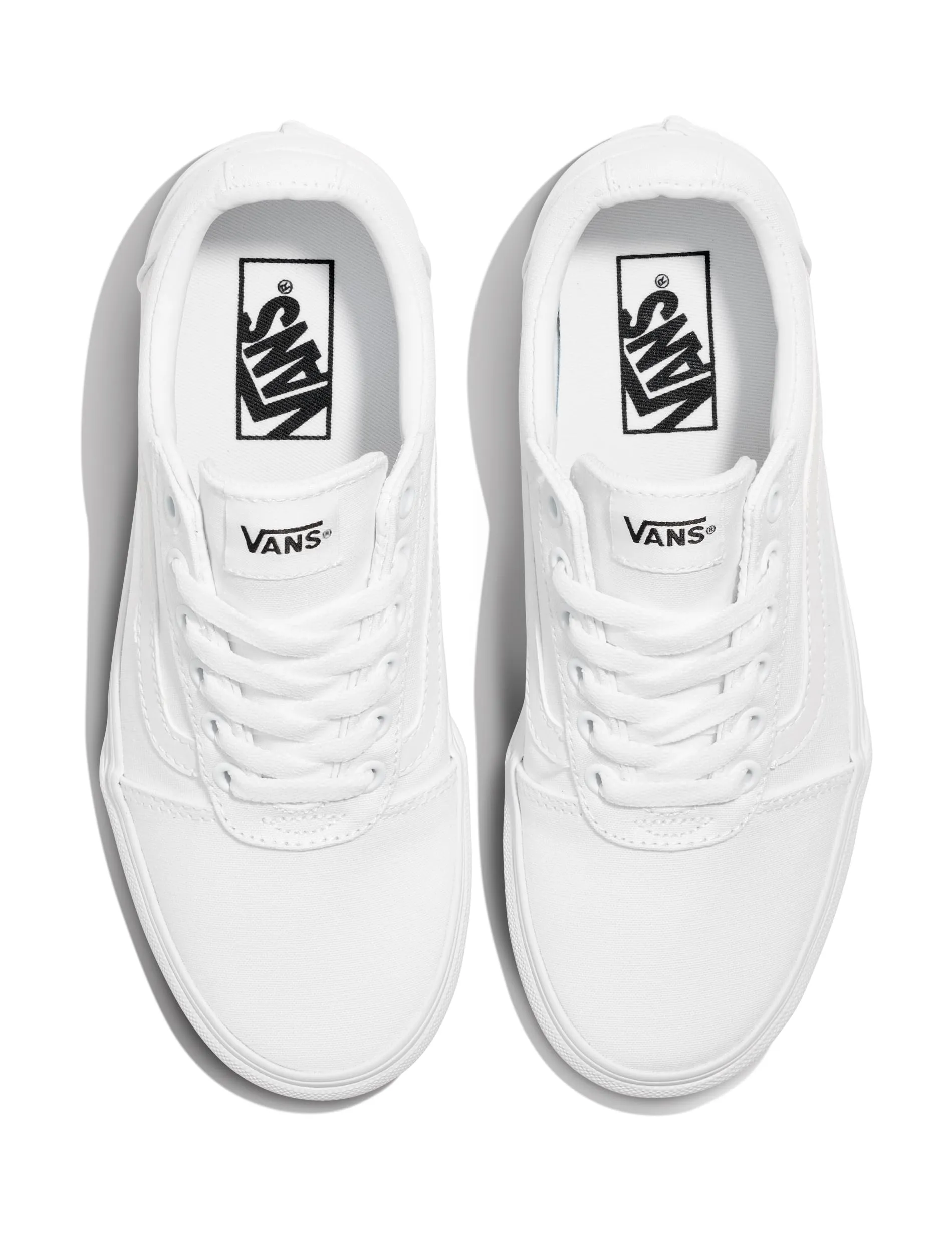 Vans Ward Platform Canvas Sneaker Donna, Bianco Canvas White 0rg, 35 EU - immagine 5