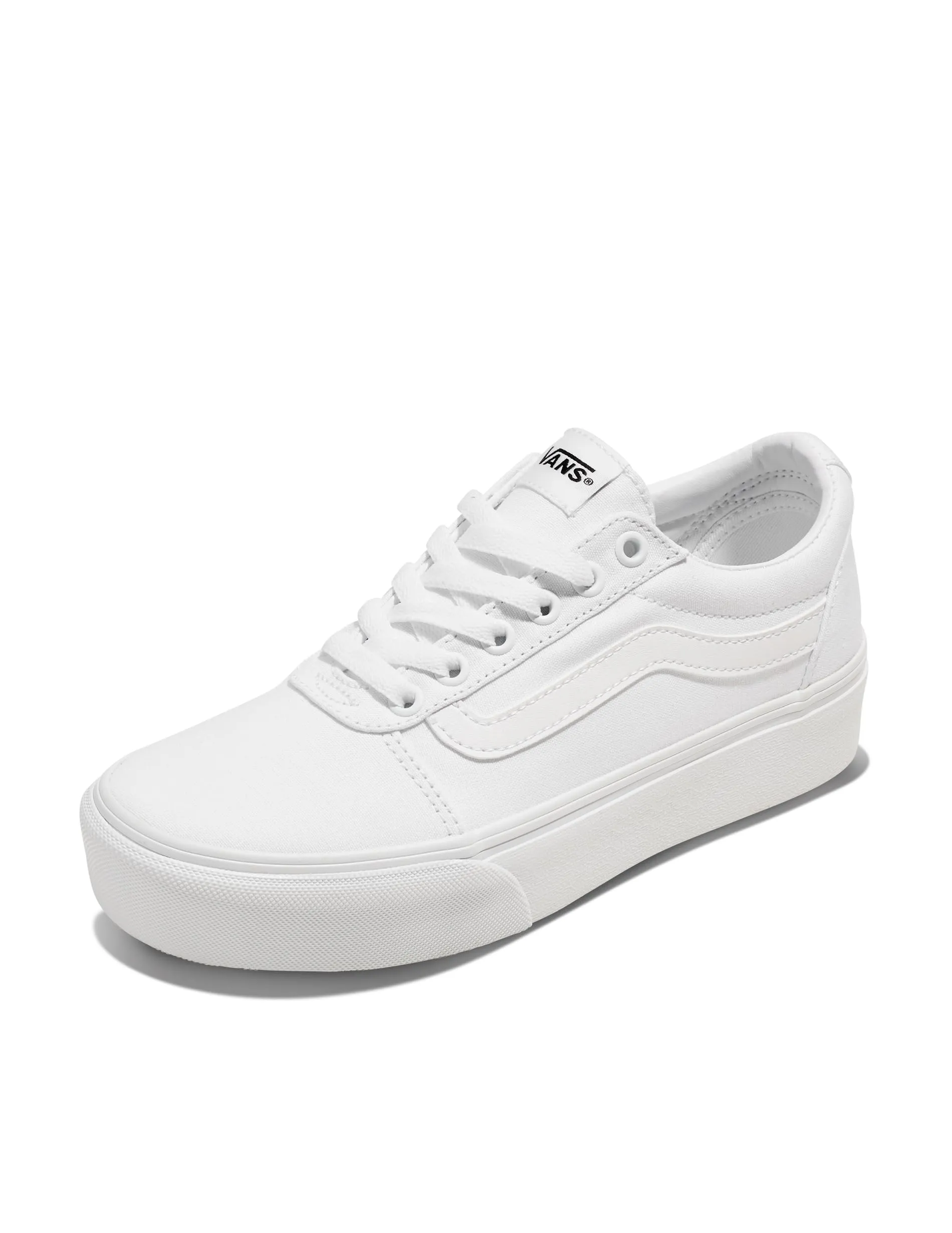 Vans Ward Platform Women's Sneakers - White Canvas, 42 EU - immagine 1