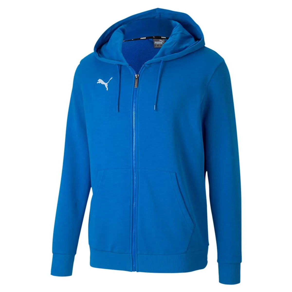 Puma Teamgoal 23 Casuals Felpa con Cappuccio, Blu (Electric Blue Lemonade), S Uomo - immagine 1