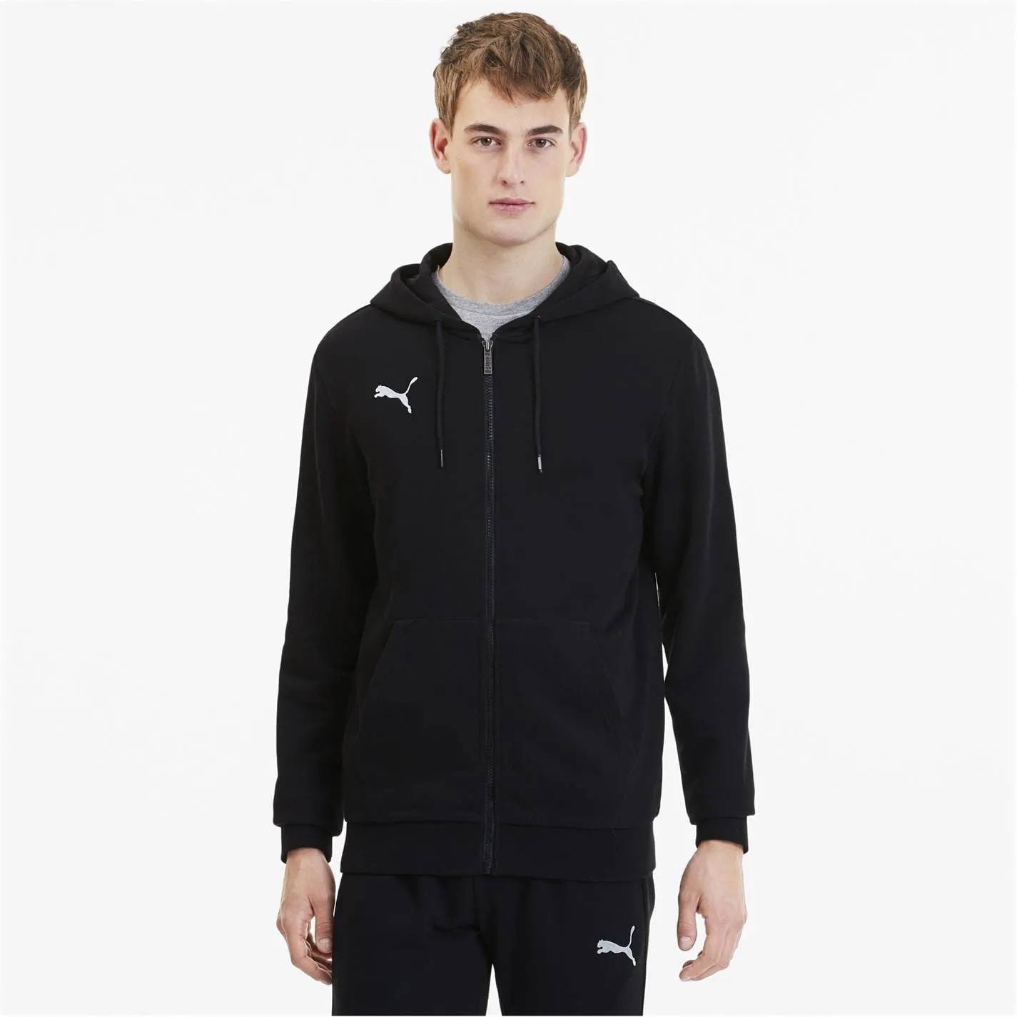 Puma Teamgoal 23 Casuals Felpa con Cappuccio, Nero, M Uomo - immagine 2