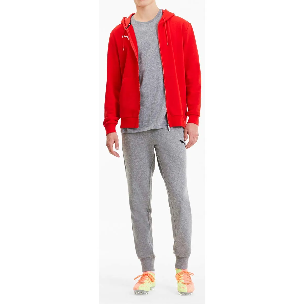 Puma Teamgoal 23 Casuals Felpa con Cappuccio, Rosso, M Uomo - immagine 6