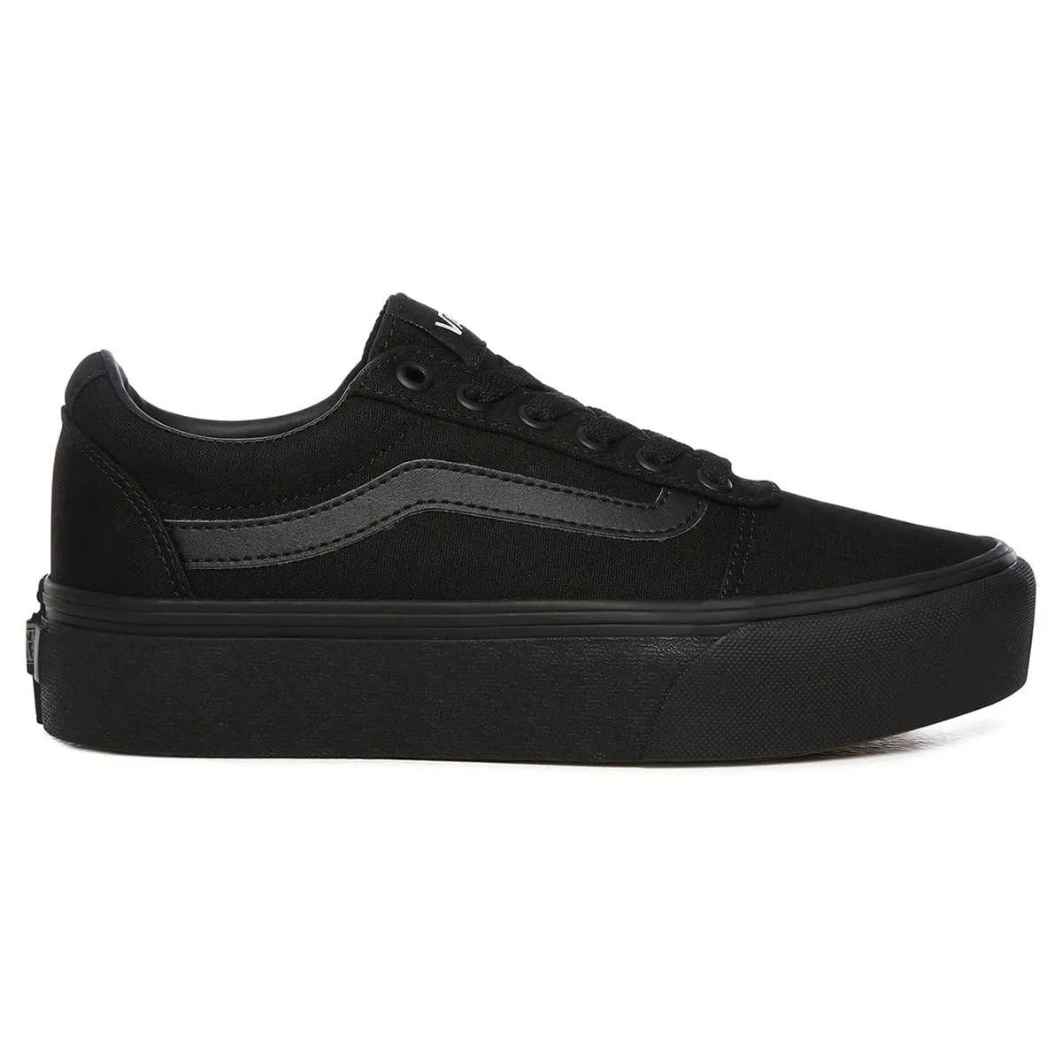 Vans Ward Platform Women's Sneakers, Canvas Black/Black, 34.5 EU - immagine 3