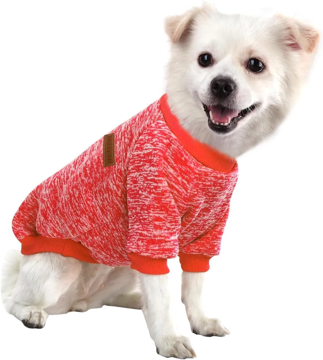 HuaLiSiJi Felpa per Cani Natale, Rosso, XXL - immagine 1