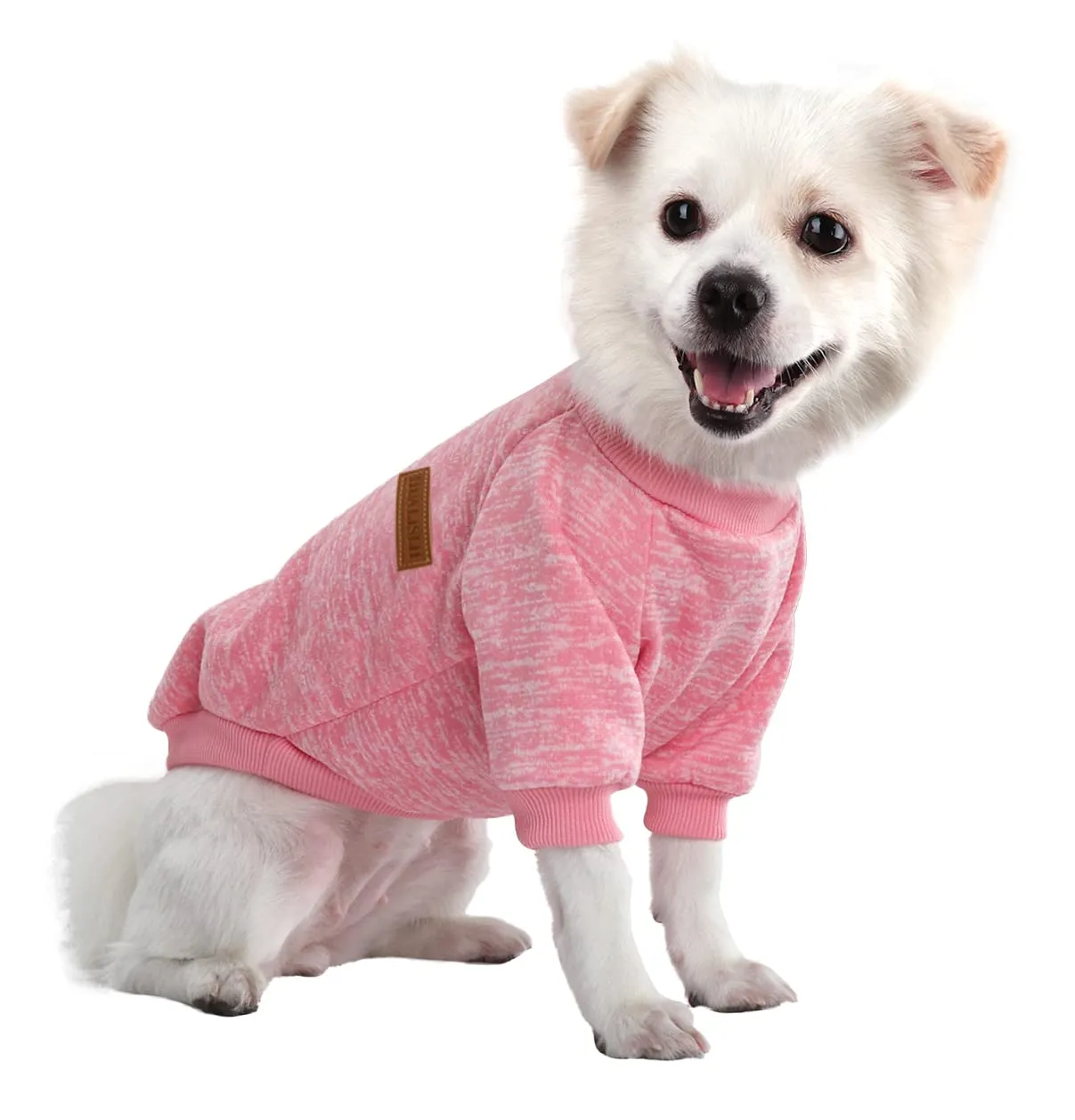 HuaLiSiJi Maglione per Cane e Gatto, Rosa, Taglia S - immagine 1