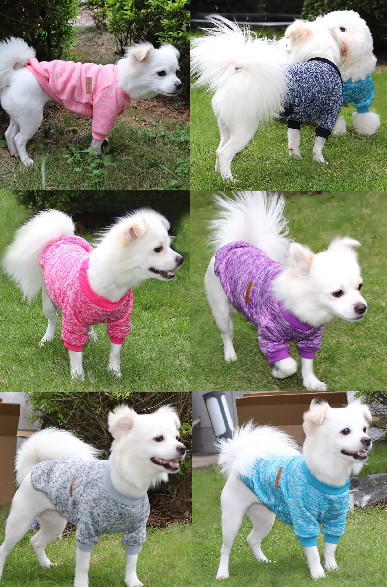 HuaLiSiJi Felpa per Cani, XL, Rosso - immagine 5