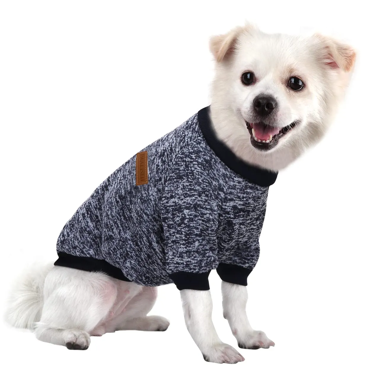 HuaLiSiJi Maglione per Cane e Gatto, Blu Navy, XS - immagine 1