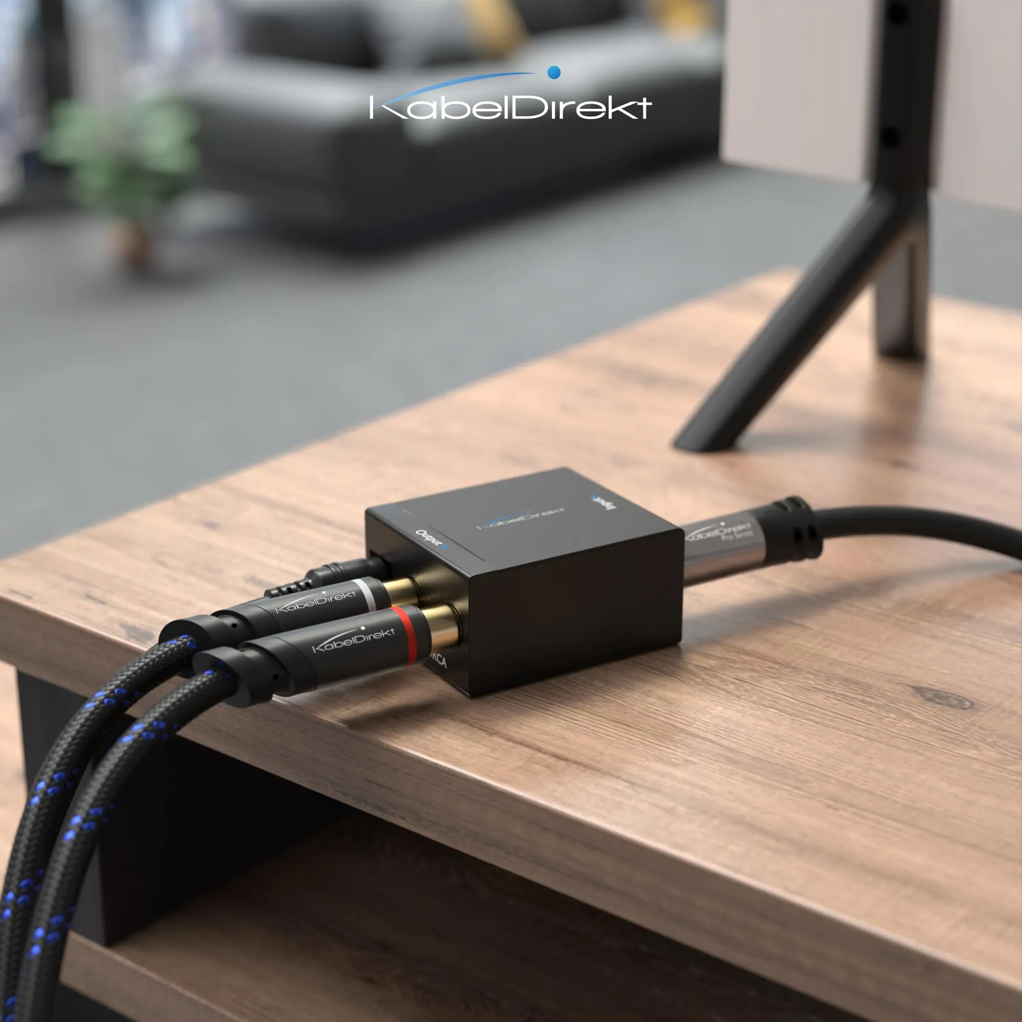 KabelDirekt Cavo Audio RCA 2 RCA Maschio, 10m - immagine 4