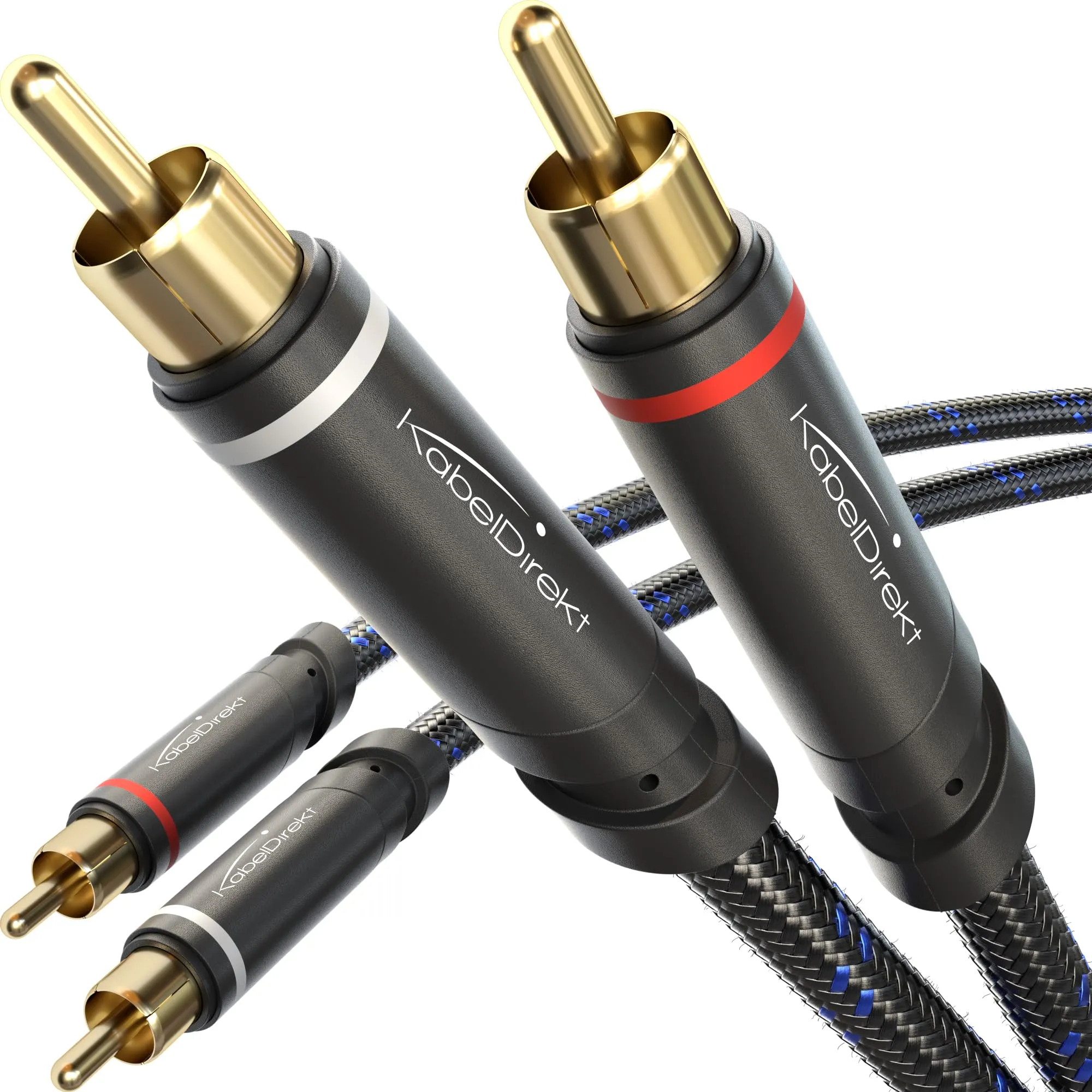 KabelDirekt Cavo Audio RCA 2 RCA Maschi 5m - immagine 1