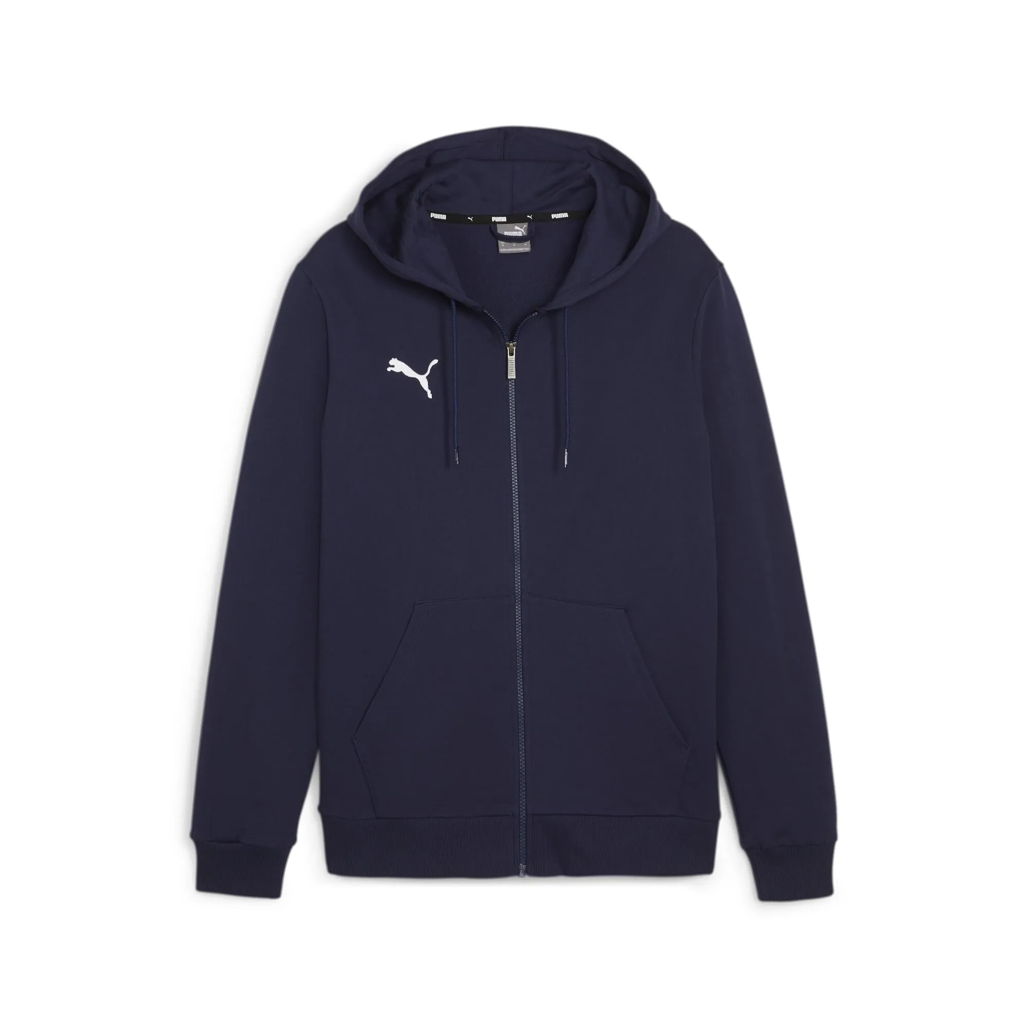 Puma Teamgoal Casual Felpa con Cappuccio da Uomo - Navy/White - XL - immagine 1
